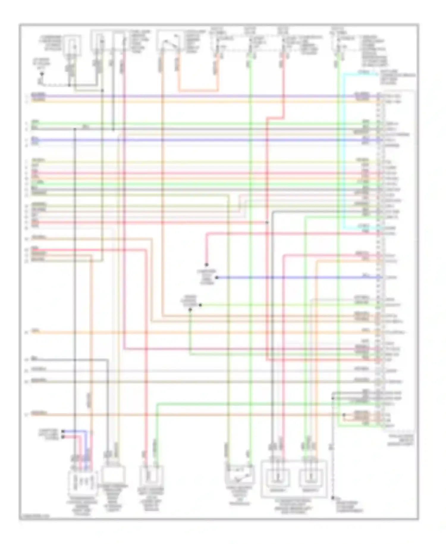 Wiring diagram ecm gnd ecm gnd for Nissan Quest III (2003-2009) (1 of 1)