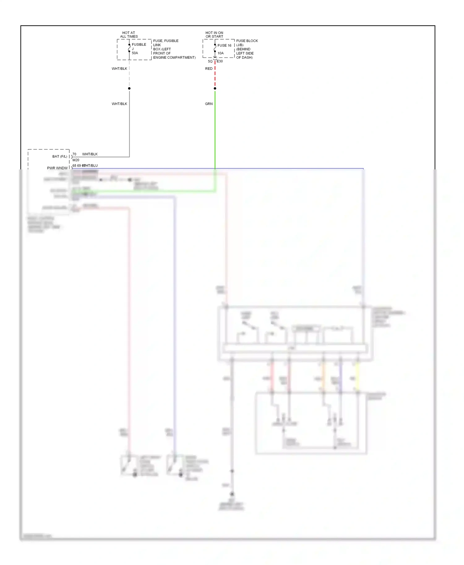 Nissan Quest III (2003-2009) encoder wiring diagram  (1 of 4)