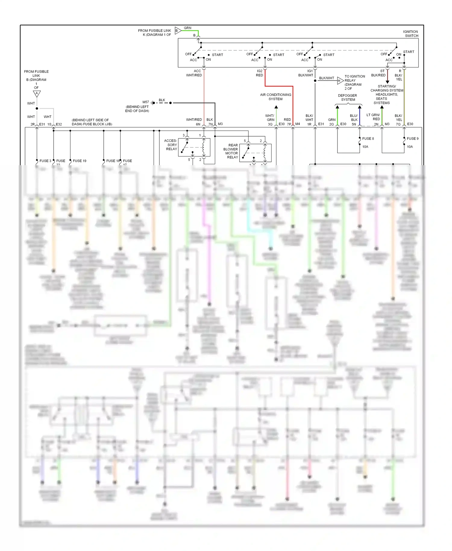 Nissan Quest III (2003-2009) engine anti-lock controls brakes system system wiring diagram  (1 of 1)