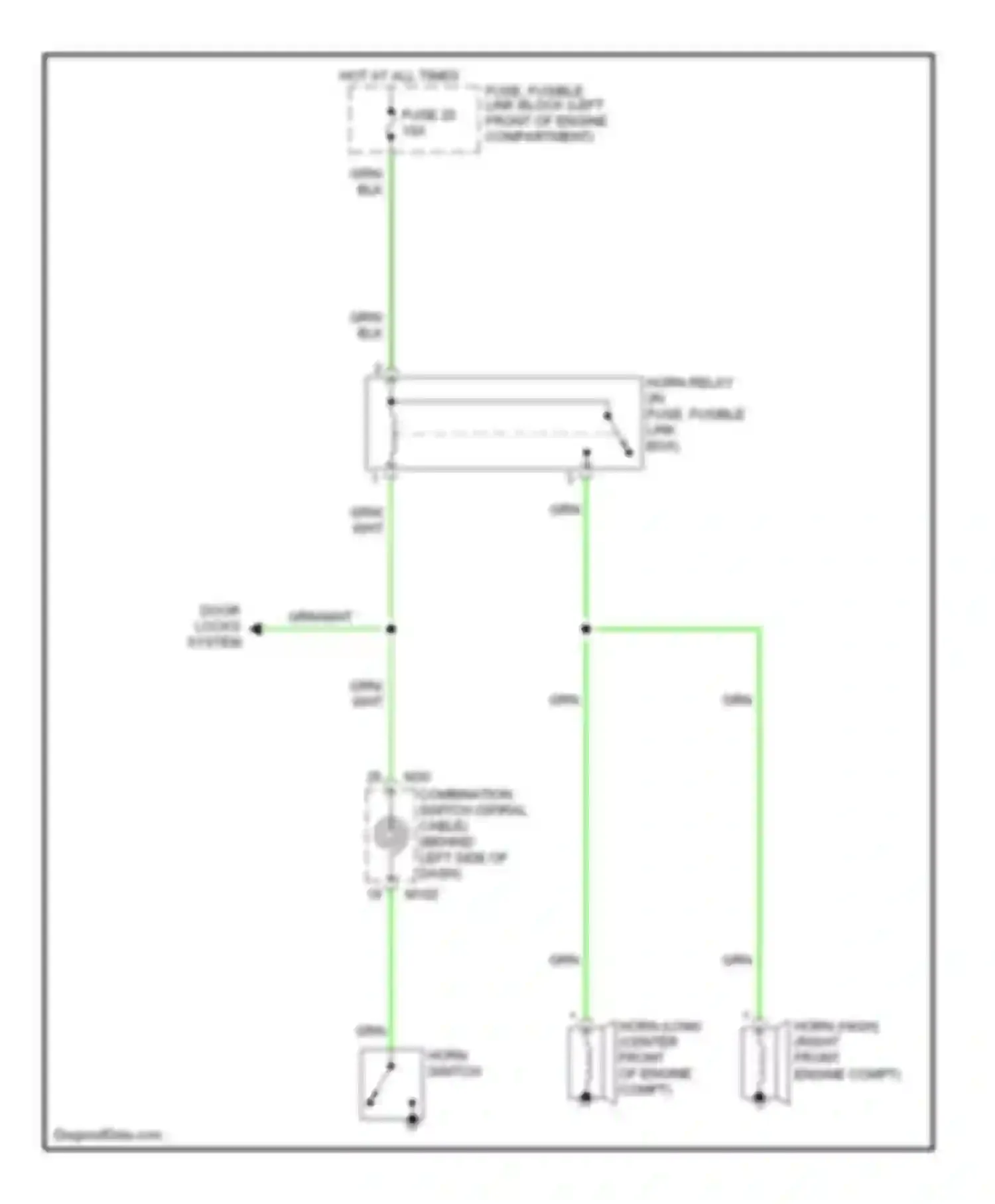 Wiring diagram engine compt) for Nissan Quest III (2003-2009) (2 of 3)