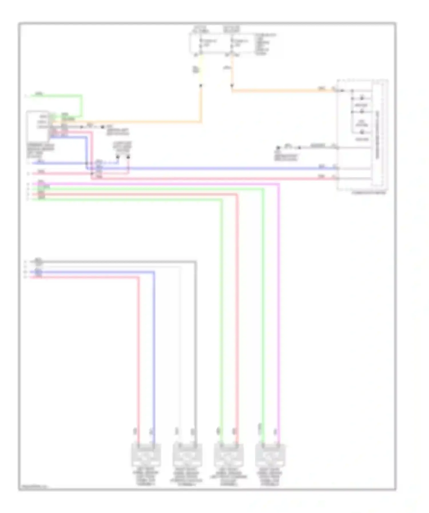 Wiring diagram fuse 19 for Nissan Quest III (2003-2009) (1 of 16)