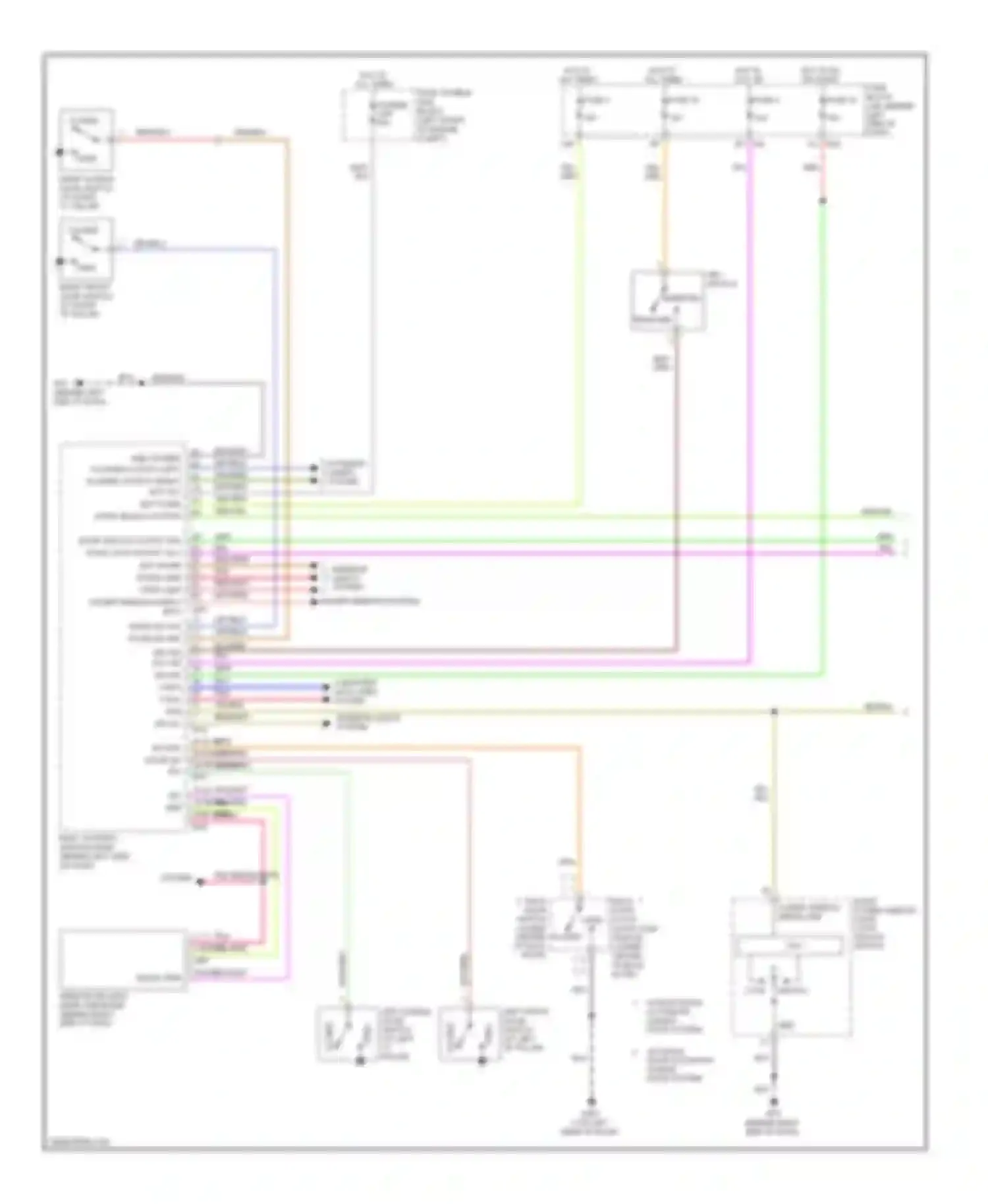 Wiring diagram fusible link j for Nissan Quest III (2003-2009) (14 of 20)