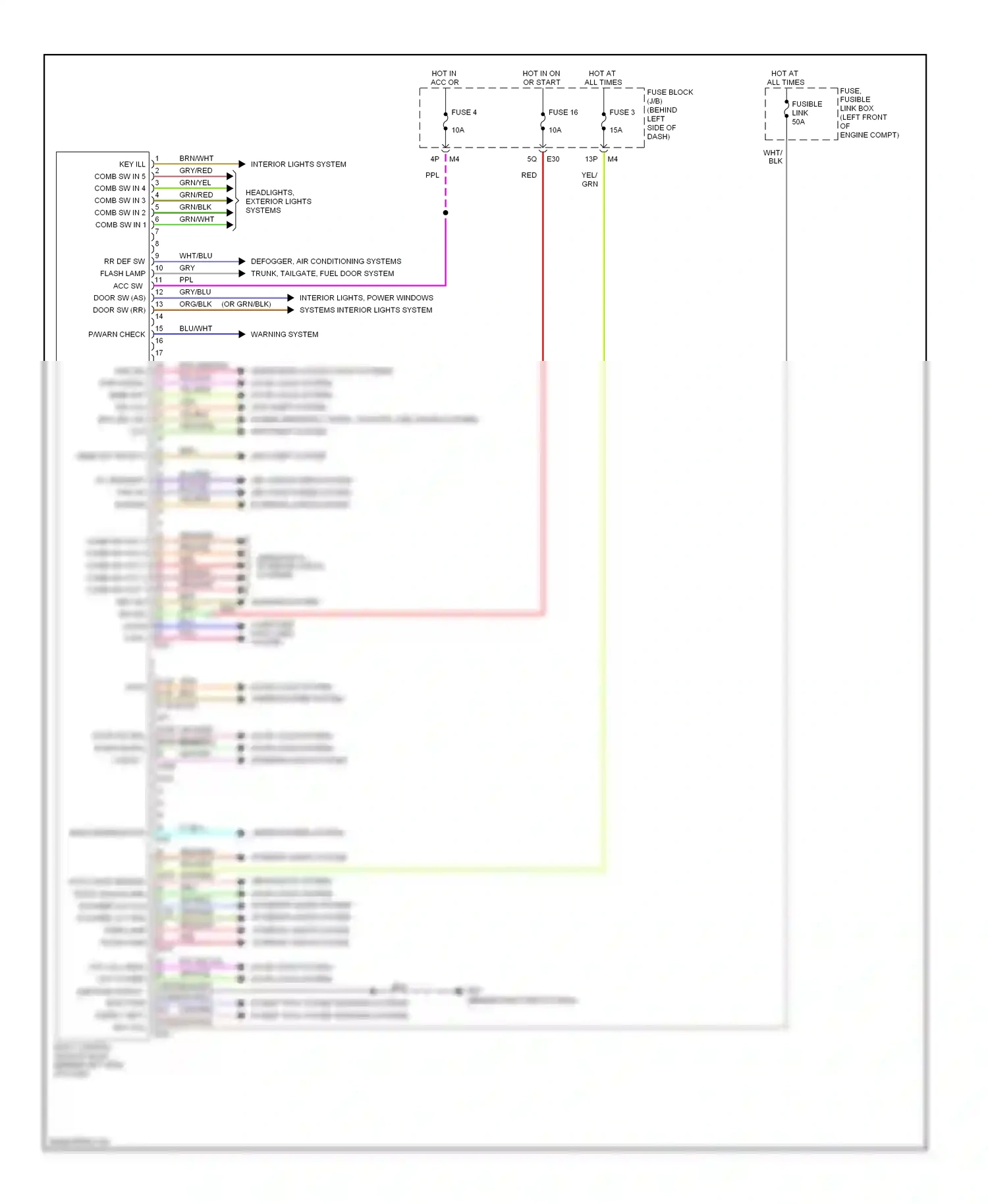 Wiring diagram lt blu for Nissan Quest III (2003-2009) (6 of 23)