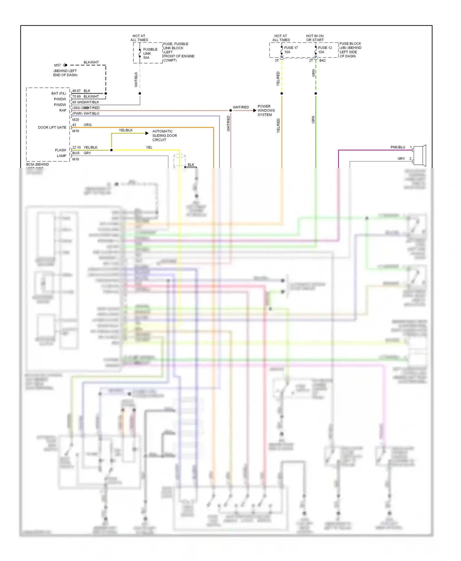 Wiring diagram nca for Nissan Quest III (2003-2009) (22 of 27)