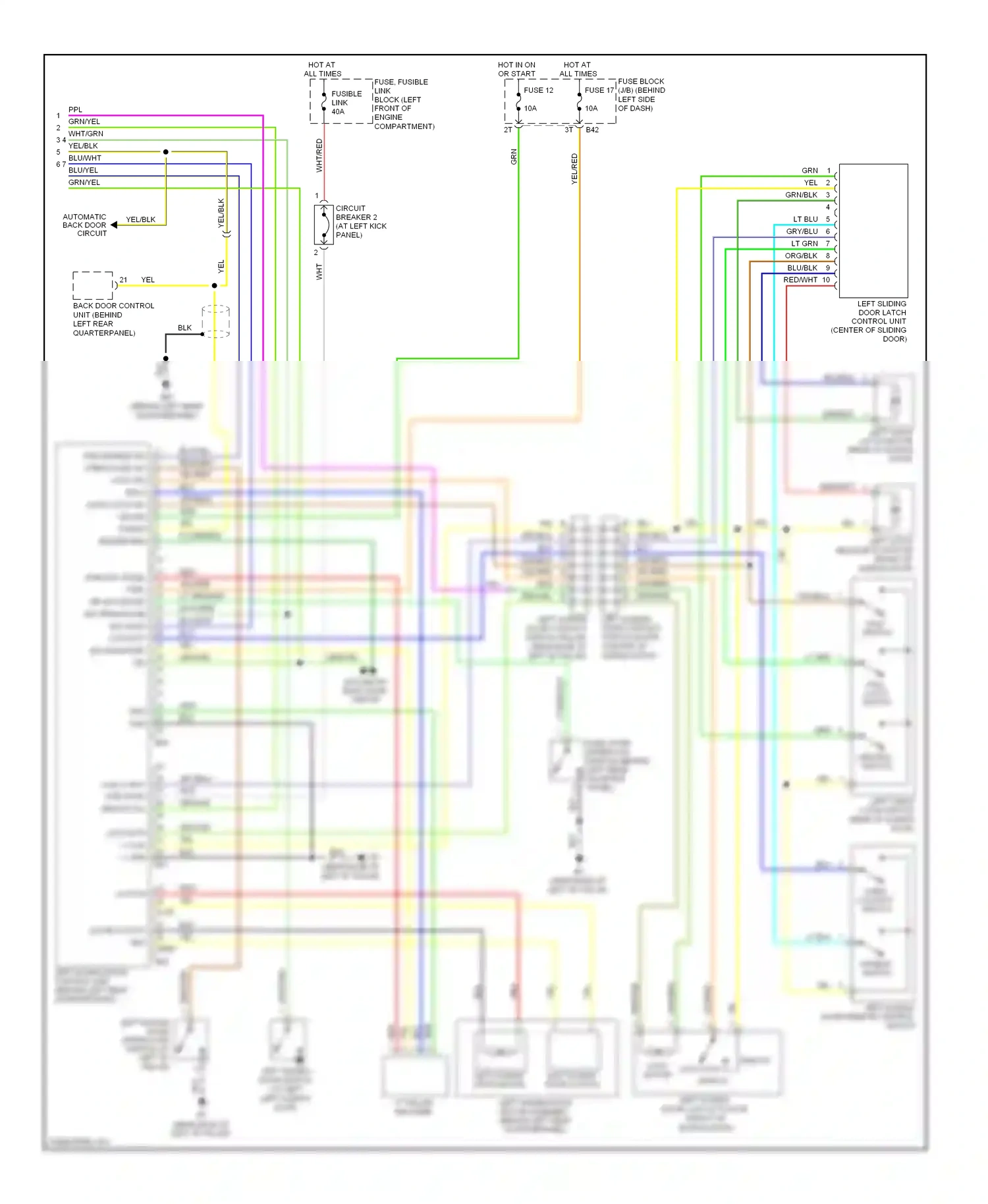 Nissan Quest III (2003-2009) neutral switch wiring diagram  (2 of 3)
