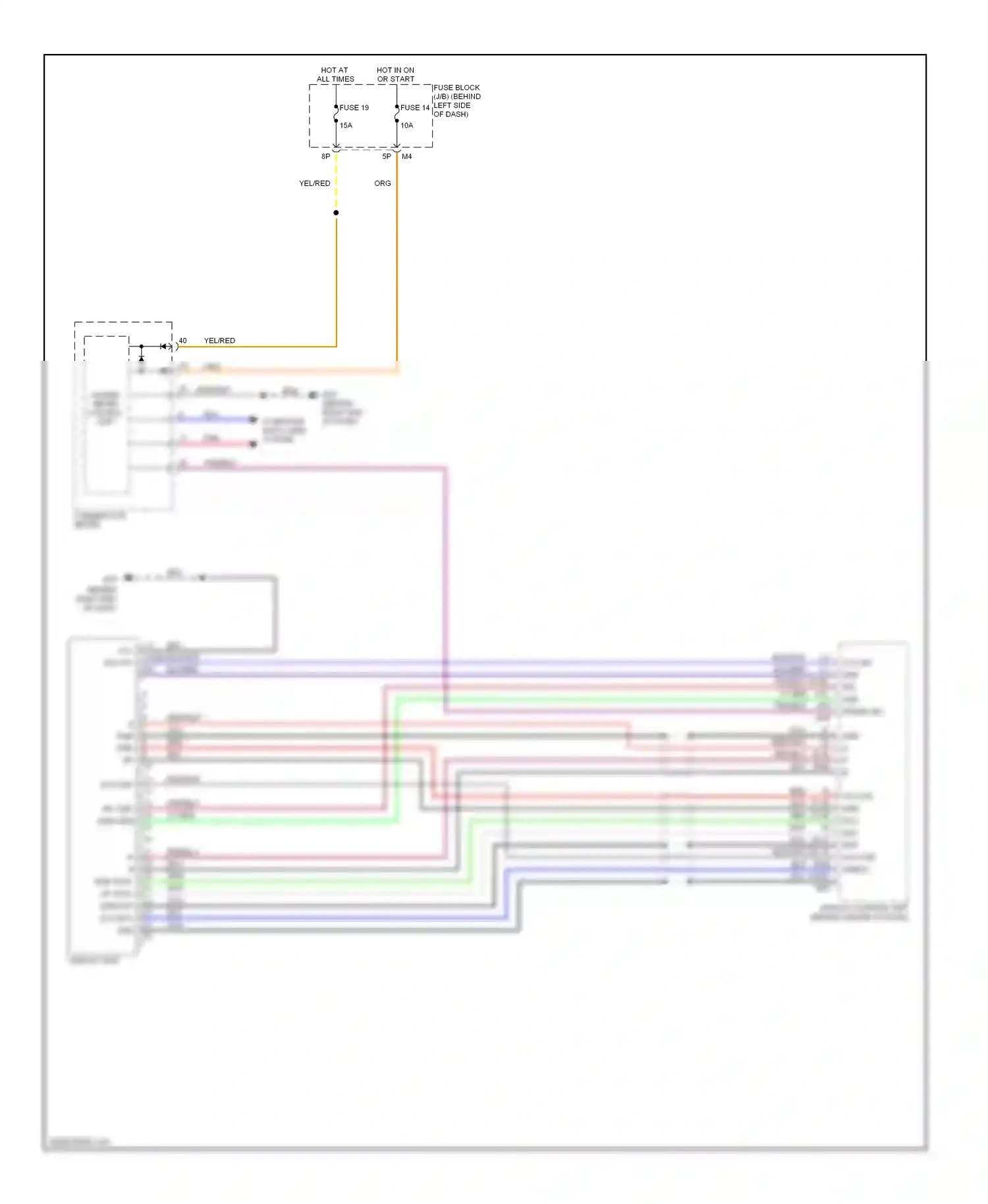 Wiring diagram red/blu for Nissan Quest III (2003-2009) (13 of 29)