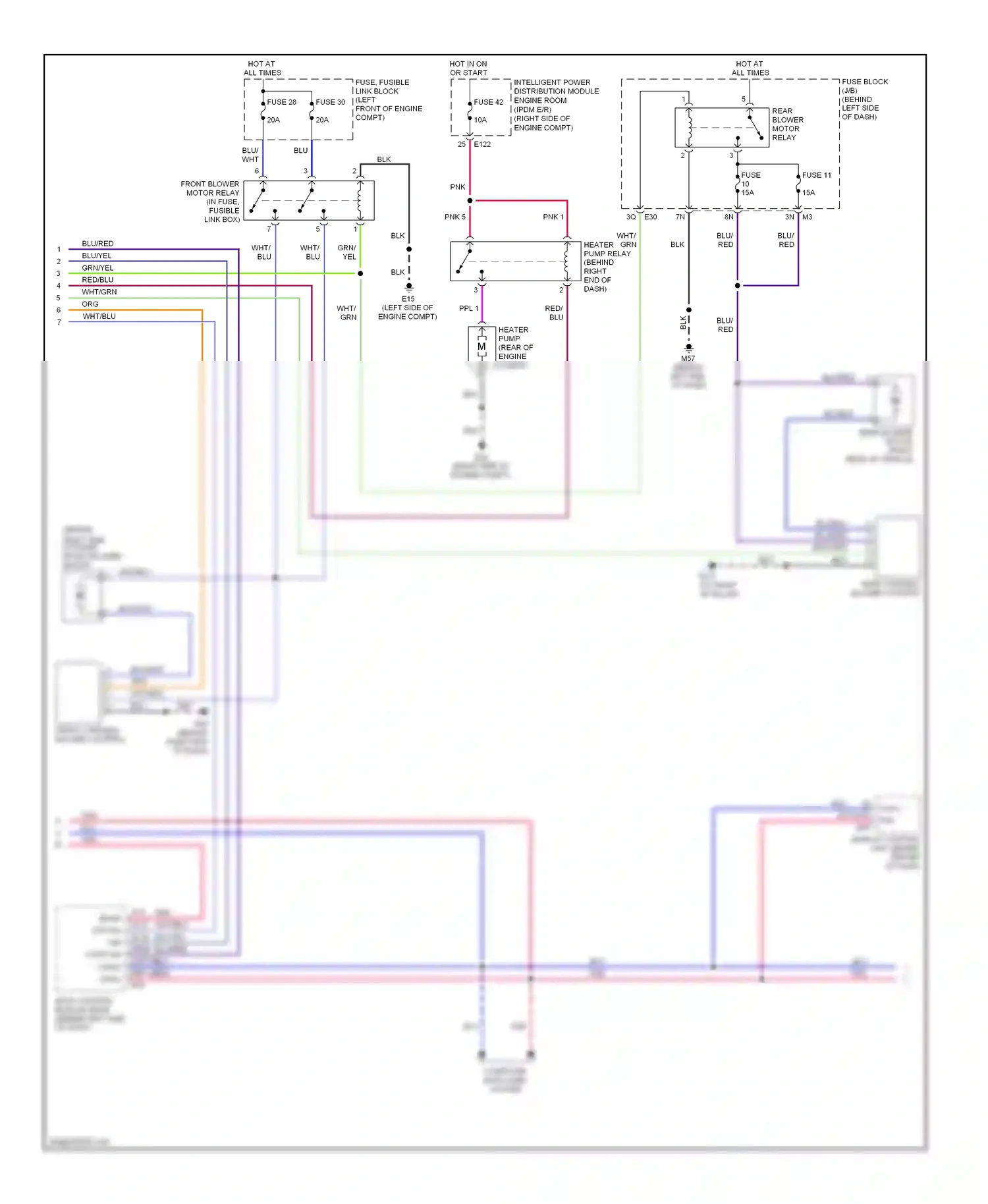 Wiring diagram red/blu for Nissan Quest III (2003-2009) (2 of 29)