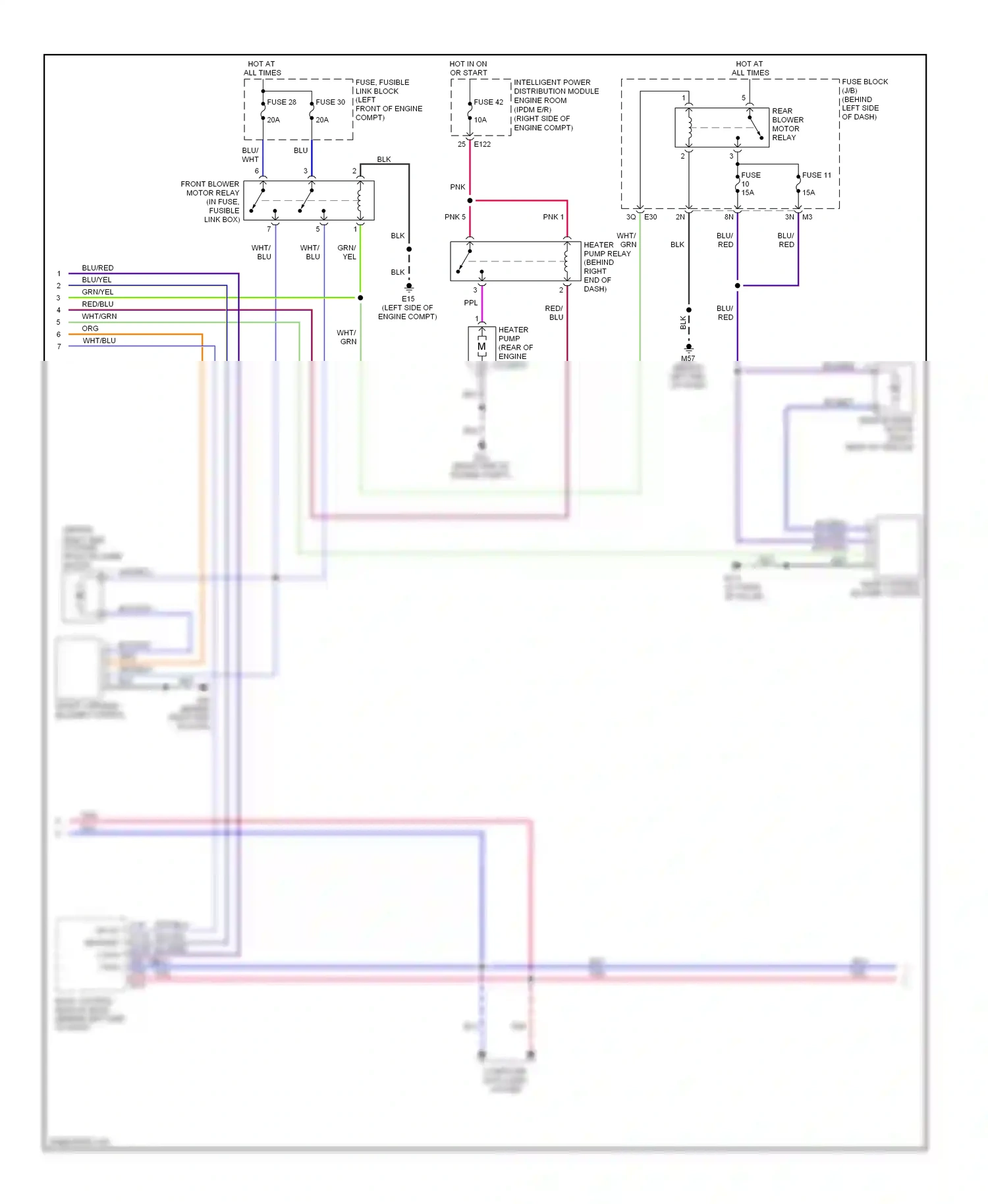 Wiring diagram red/blu for Nissan Quest III (2003-2009) (6 of 29)