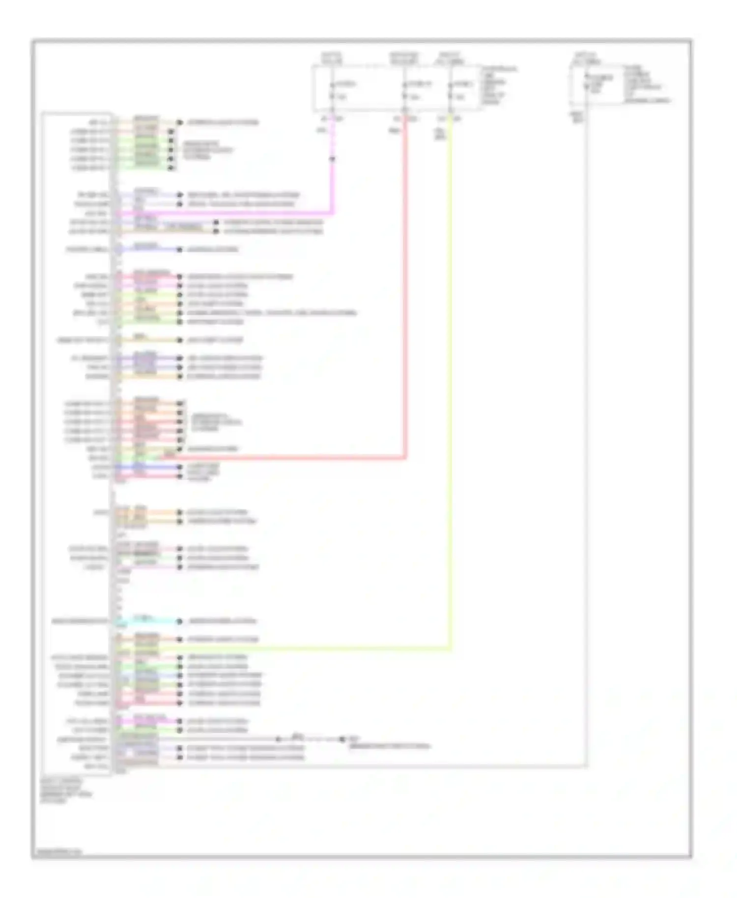 Wiring diagram rr def sw flash lamp for Nissan Quest III (2003-2009) (1 of 1)