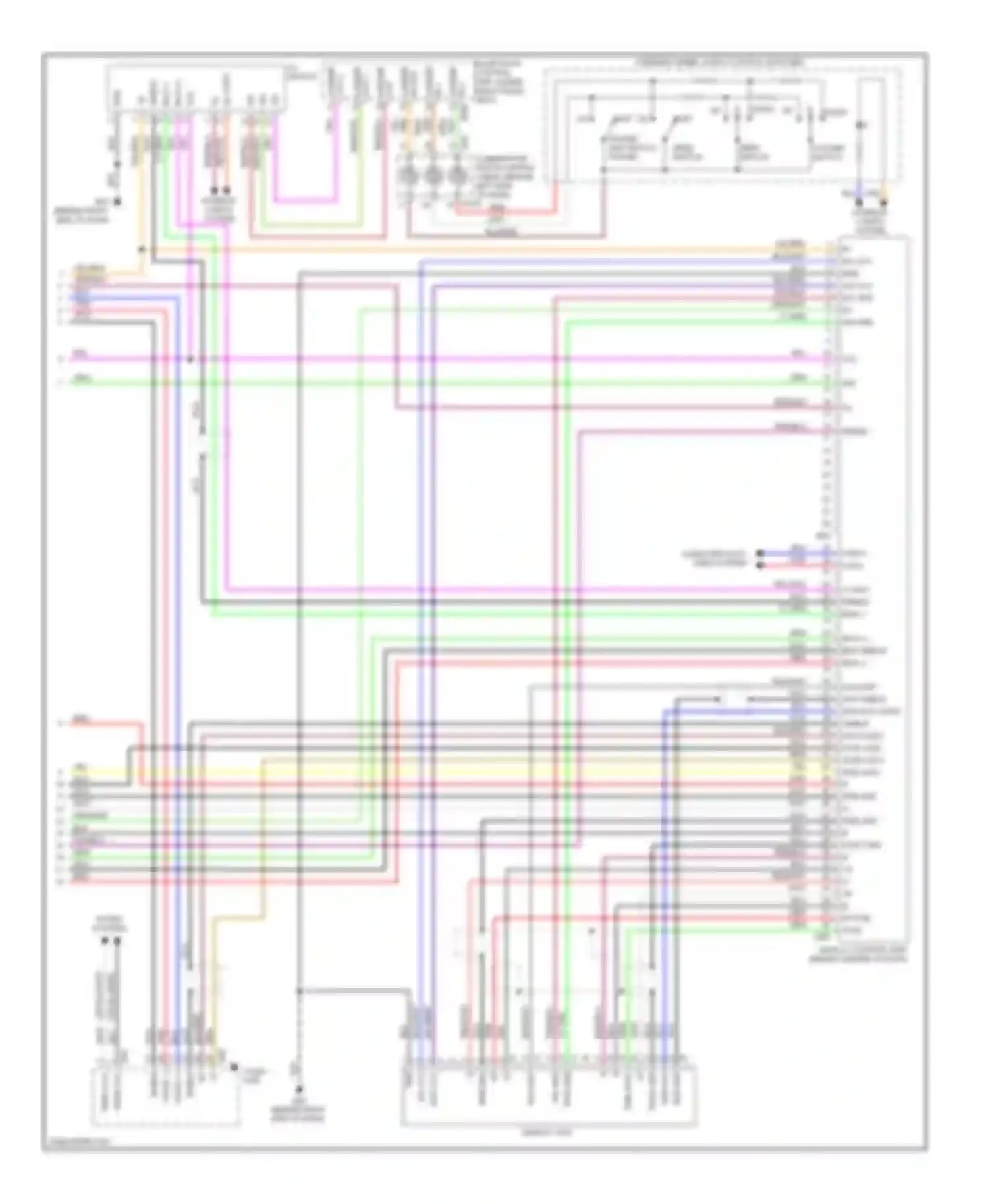 Wiring diagram seek switch for Nissan Quest III (2003-2009) (3 of 3)