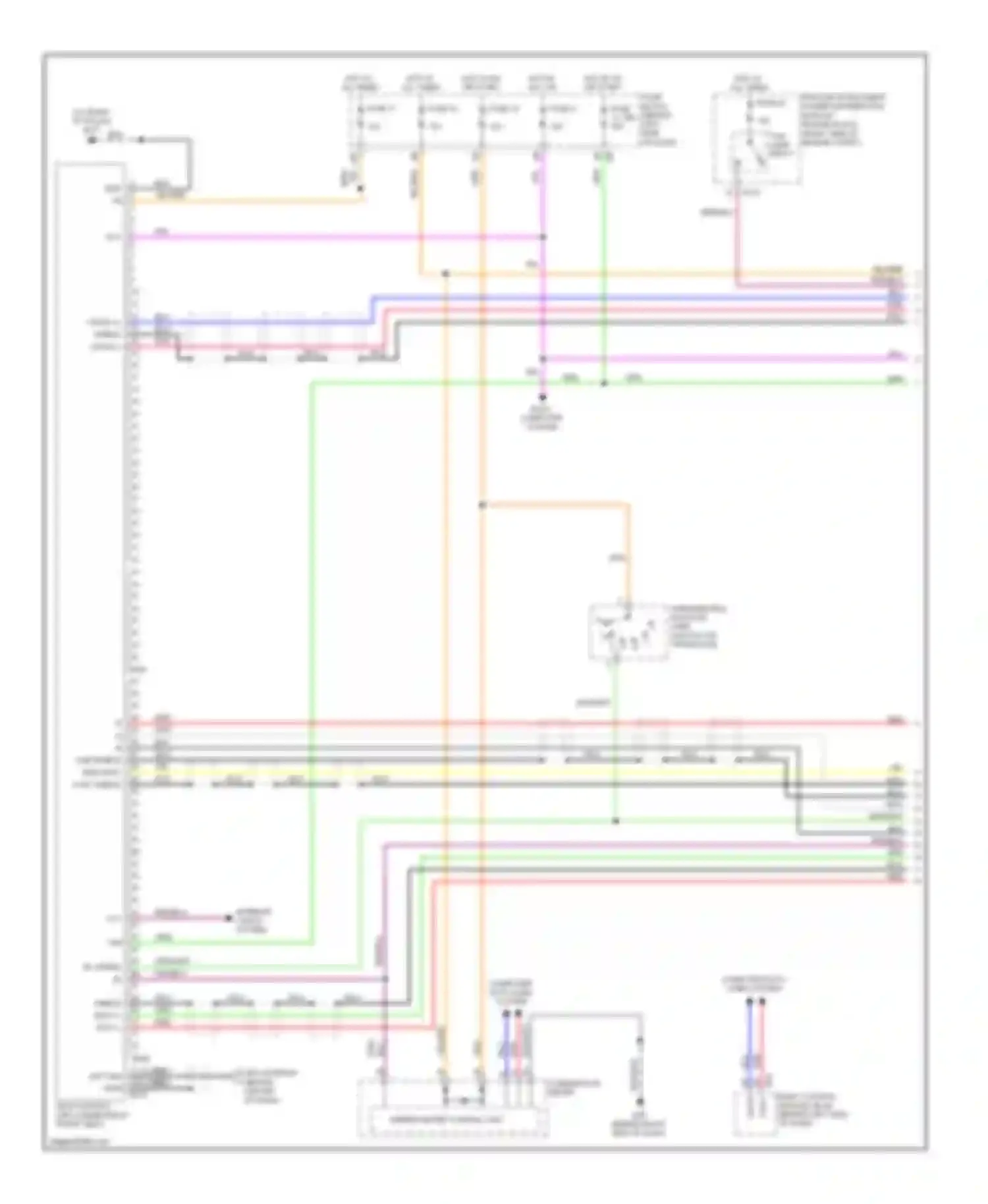 Wiring diagram tail lamp relay for Nissan Quest III (2003-2009) (3 of 3)
