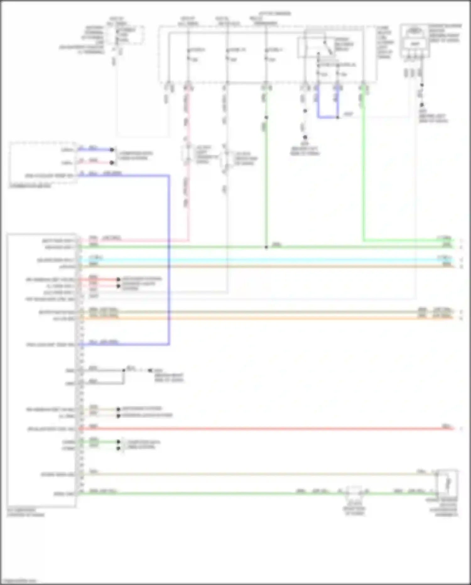 Quest Nissan IV (2010-2024): Manual a/c circuit (1 of 3)