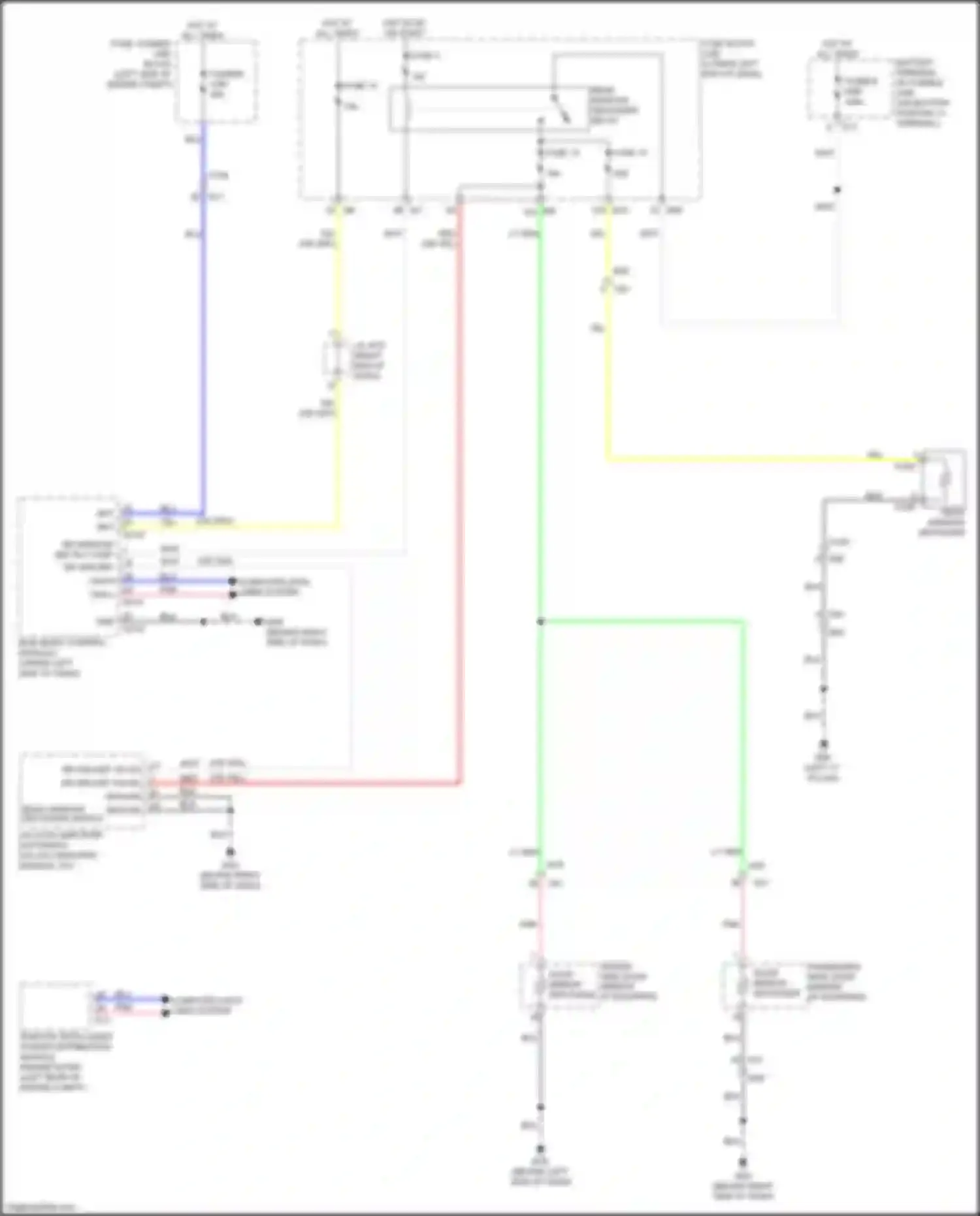 Quest Nissan IV (2010-2024): Defoggers circuit