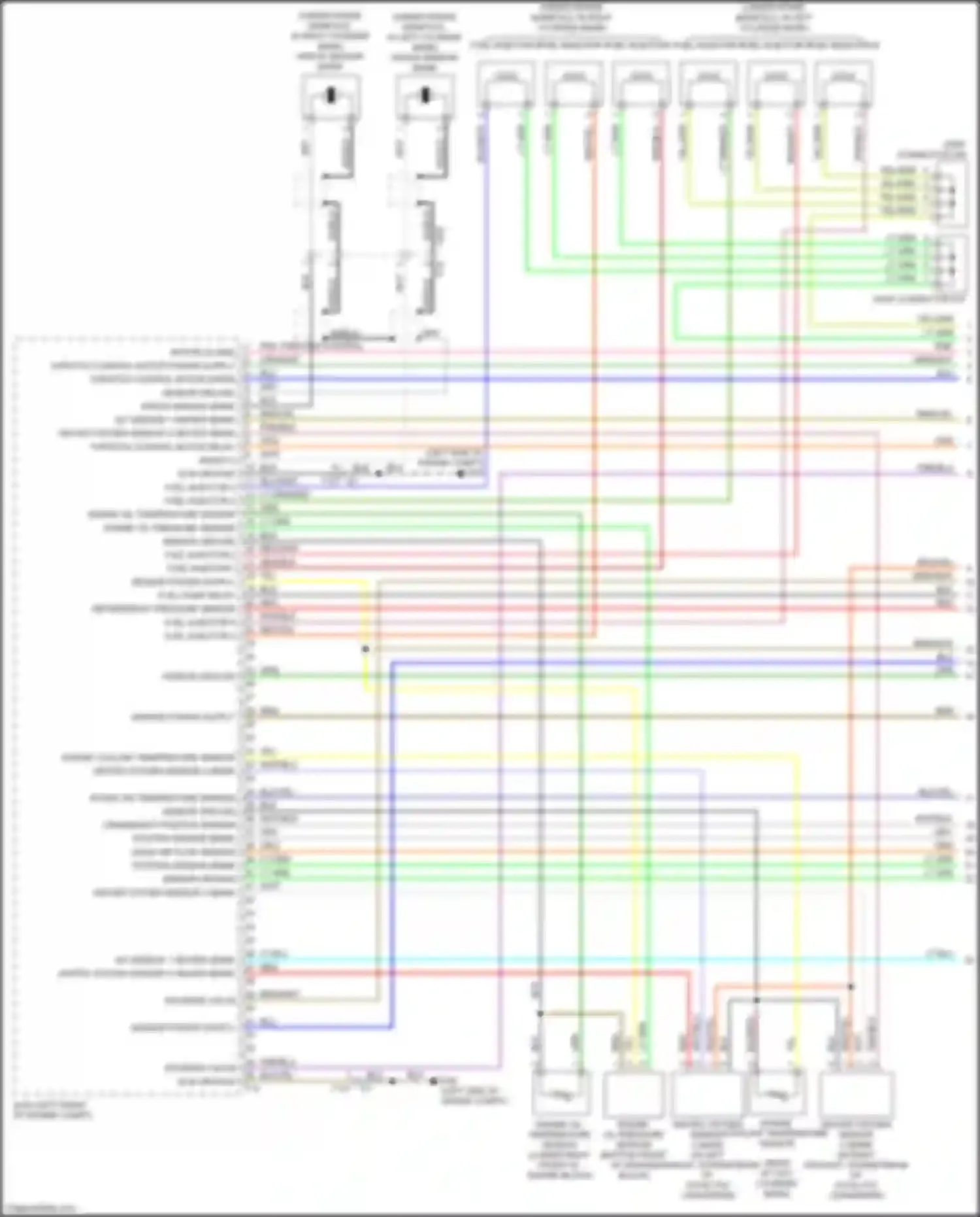 Quest Nissan IV (2010-2024): Wiring diagram engine performance 3.5l (1 of 5)