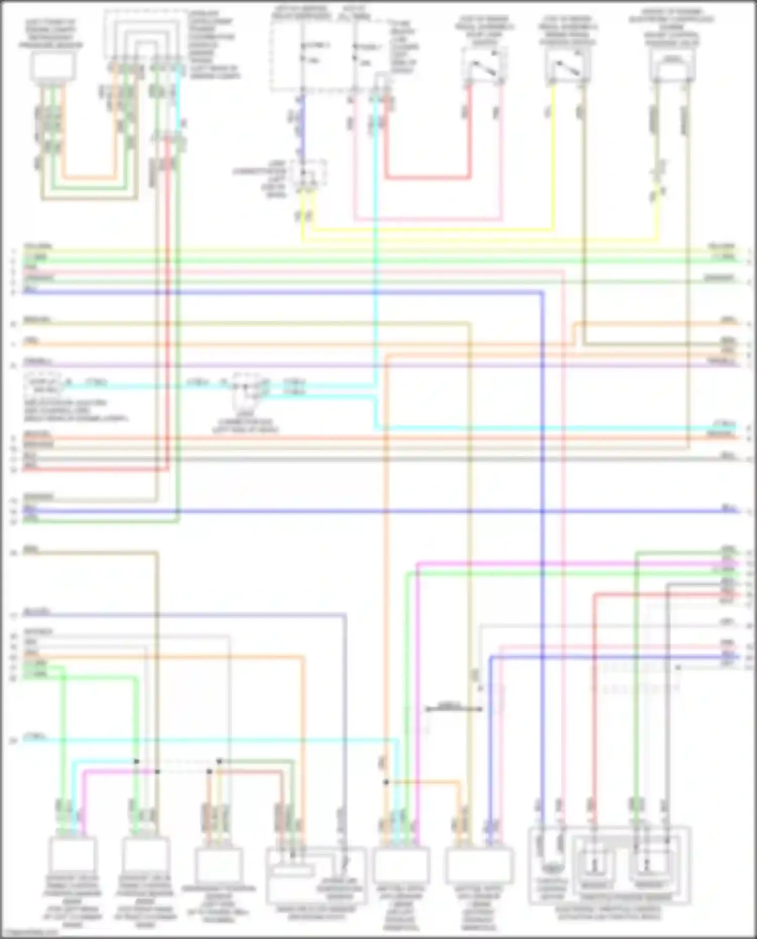 Quest Nissan IV (2010-2024): Wiring diagram engine performance 3.5l (2 of 5)