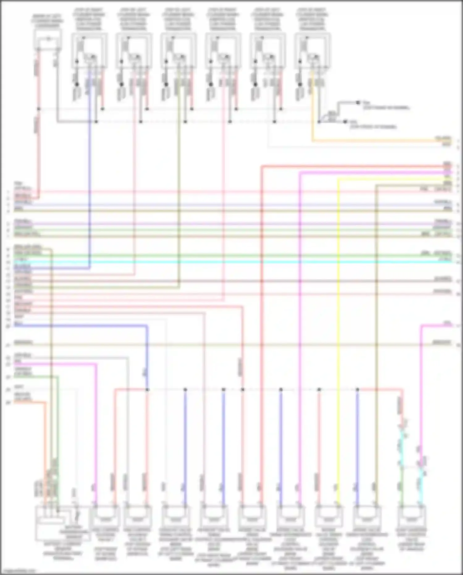 Quest Nissan IV (2010-2024): Wiring diagram engine performance 3.5l (4 of 5)