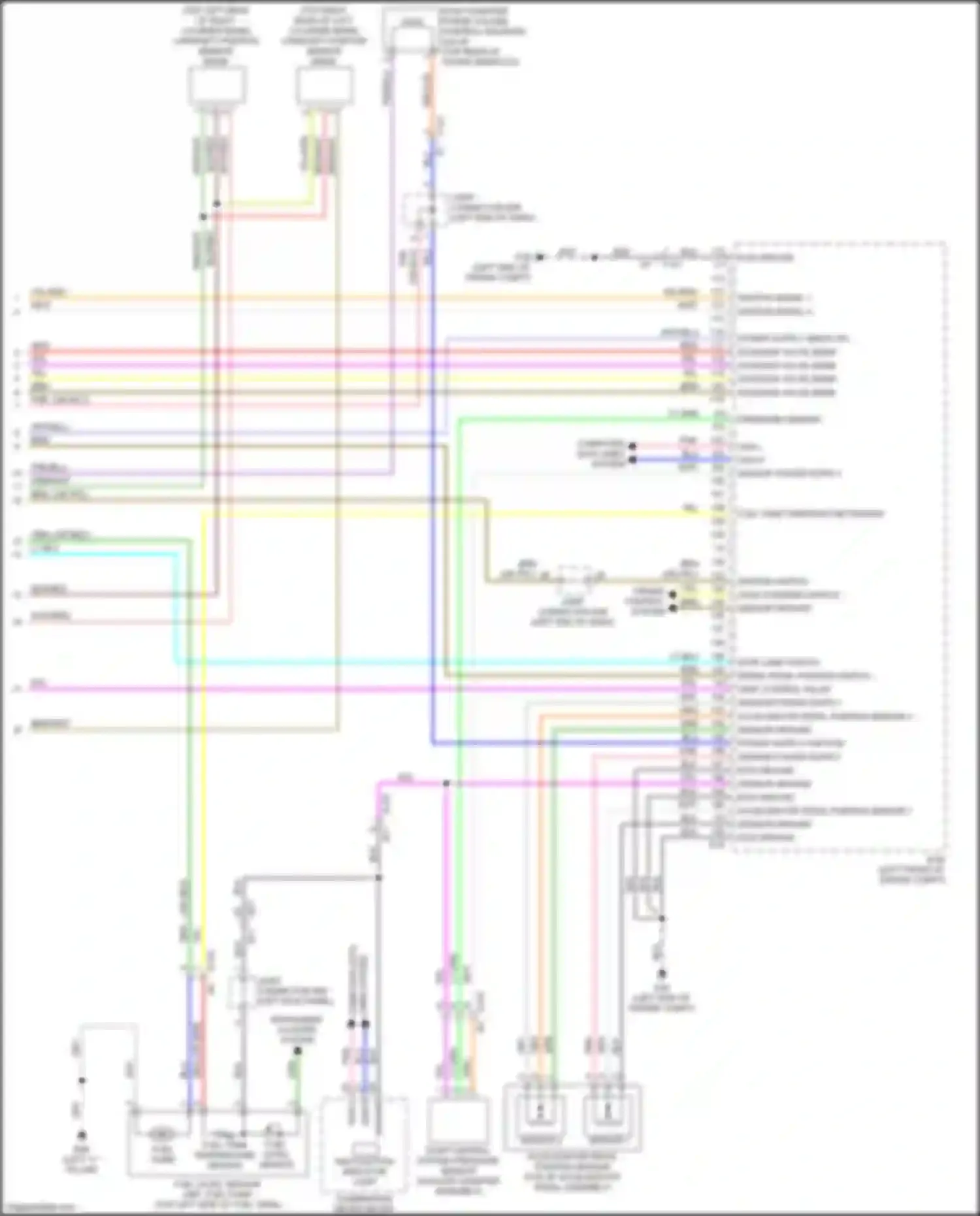 Quest Nissan IV (2010-2024): Wiring diagram engine performance 3.5l (5 of 5)