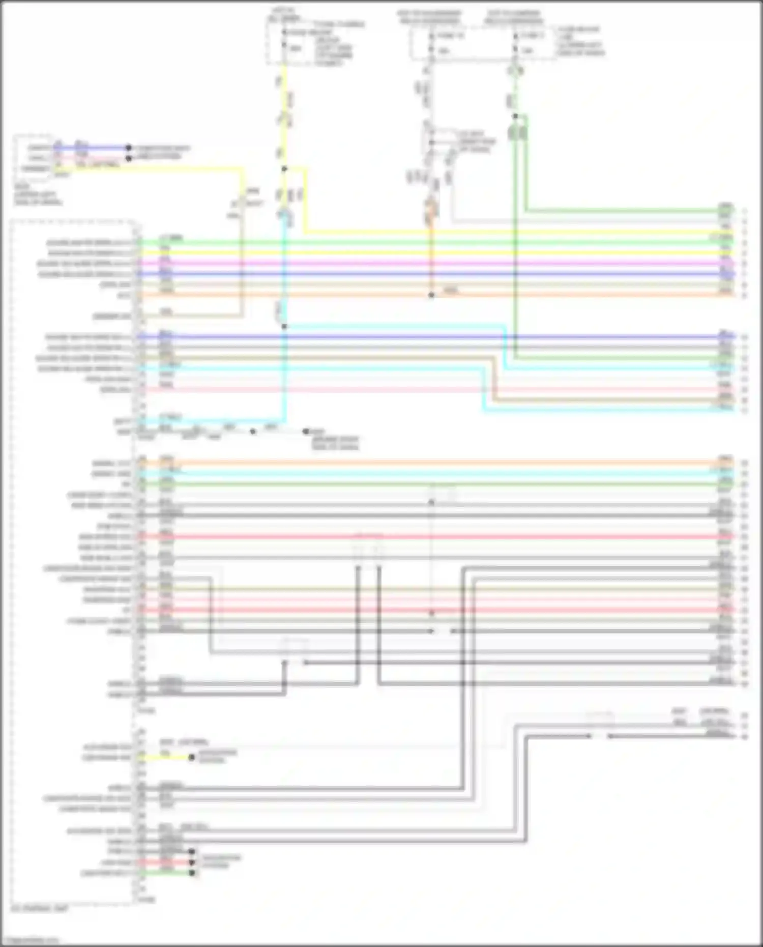 Quest Nissan IV (2010-2024): Radio circuit, base w/ separate display (1 of 4)