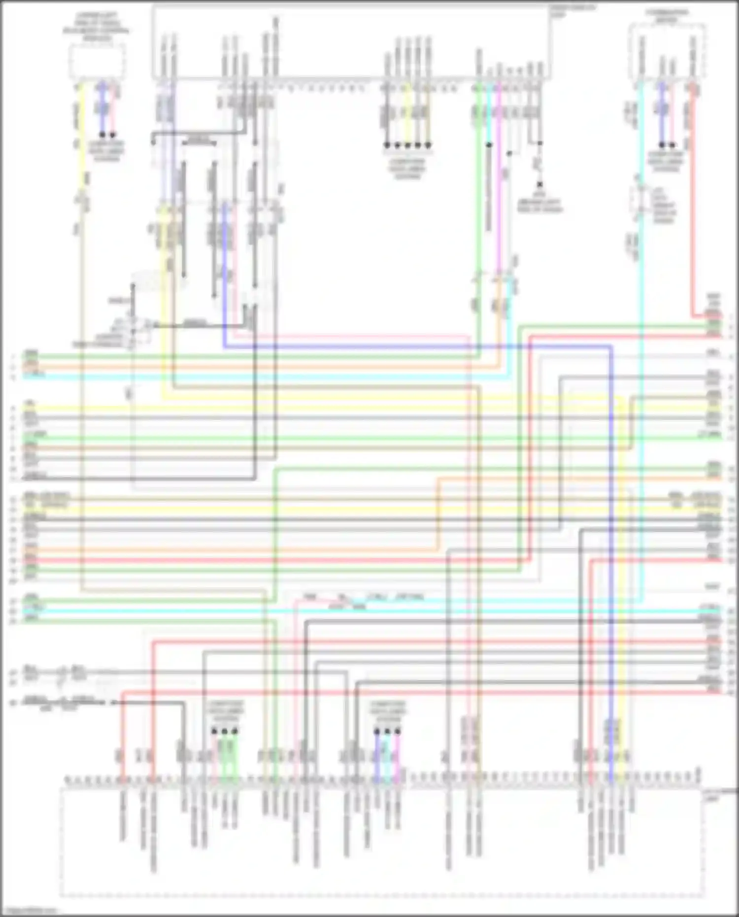 Quest Nissan IV (2010-2024): Radio circuit, bose w/ navigation (2 of 6)