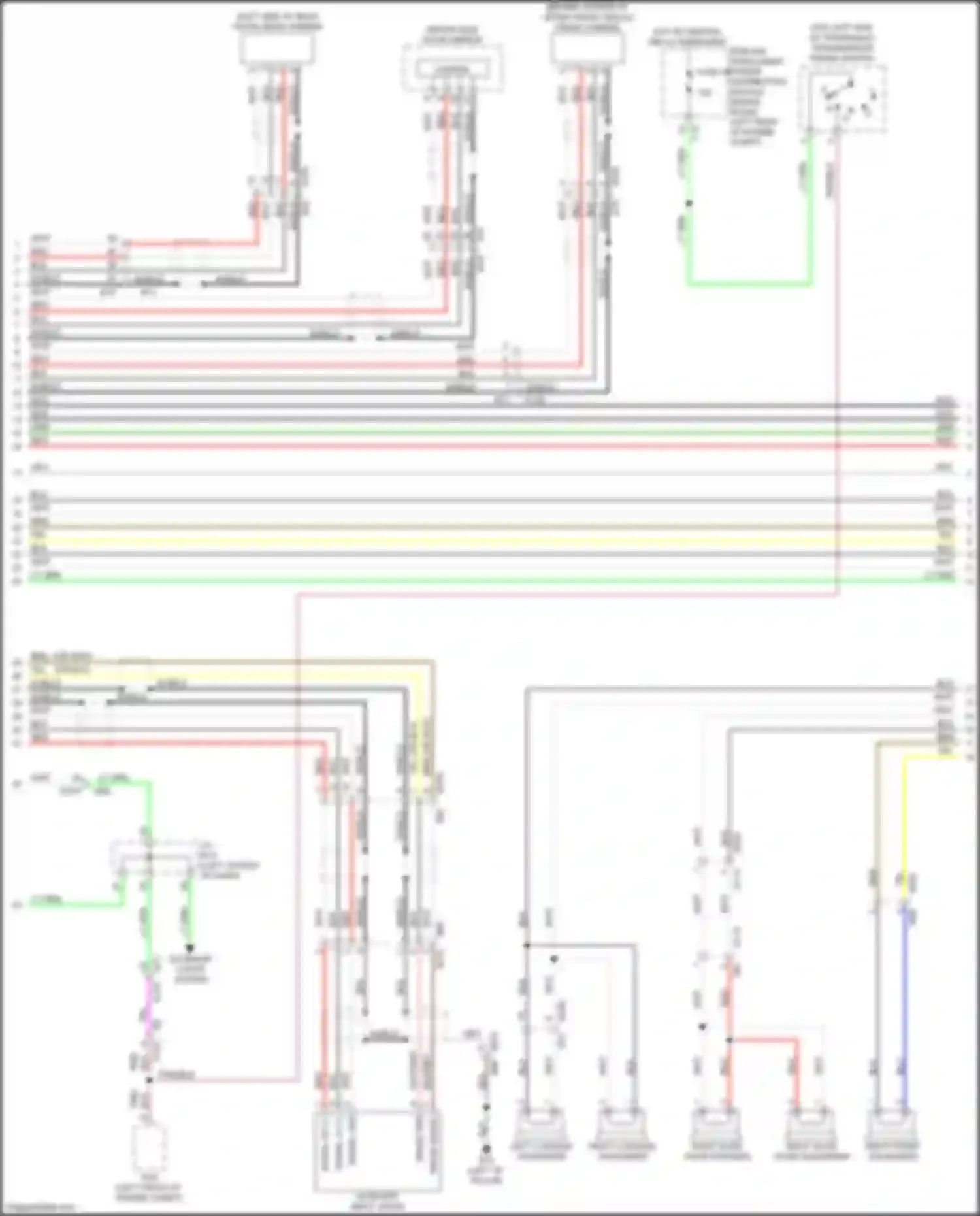 Quest Nissan IV (2010-2024): Radio circuit, bose w/ navigation (4 of 6)