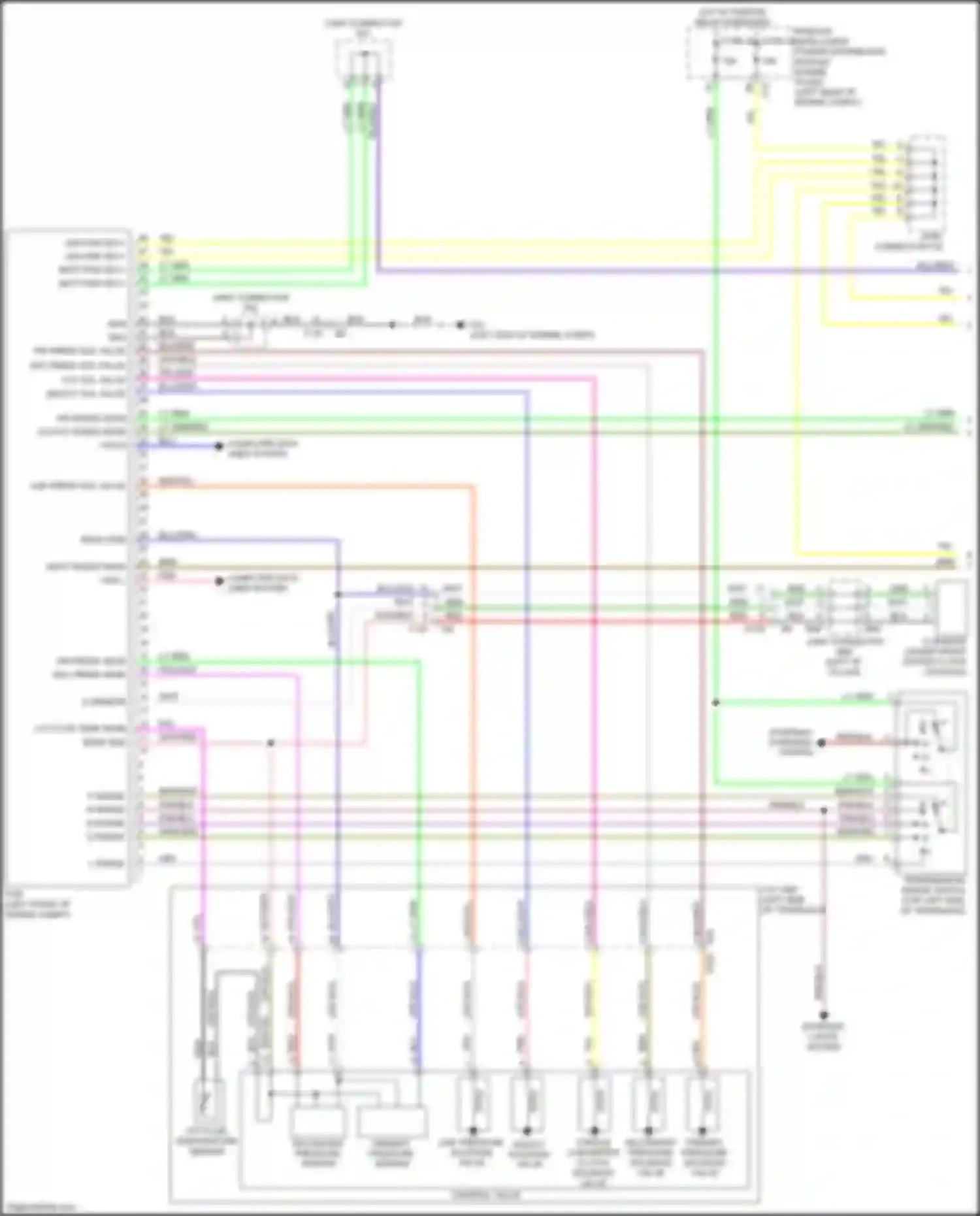 Quest Nissan IV (2010-2024): Transmission circuit (1 of 2)