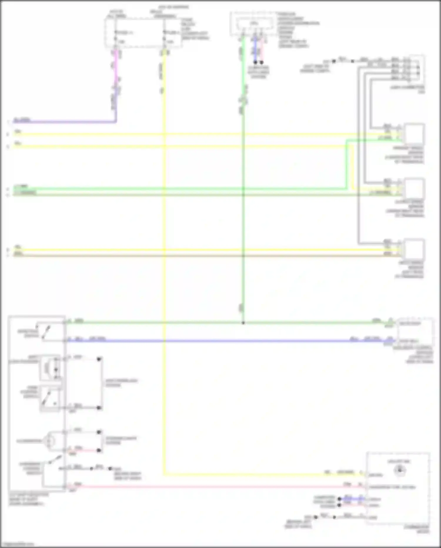 Quest Nissan IV (2010-2024): Transmission circuit (2 of 2)