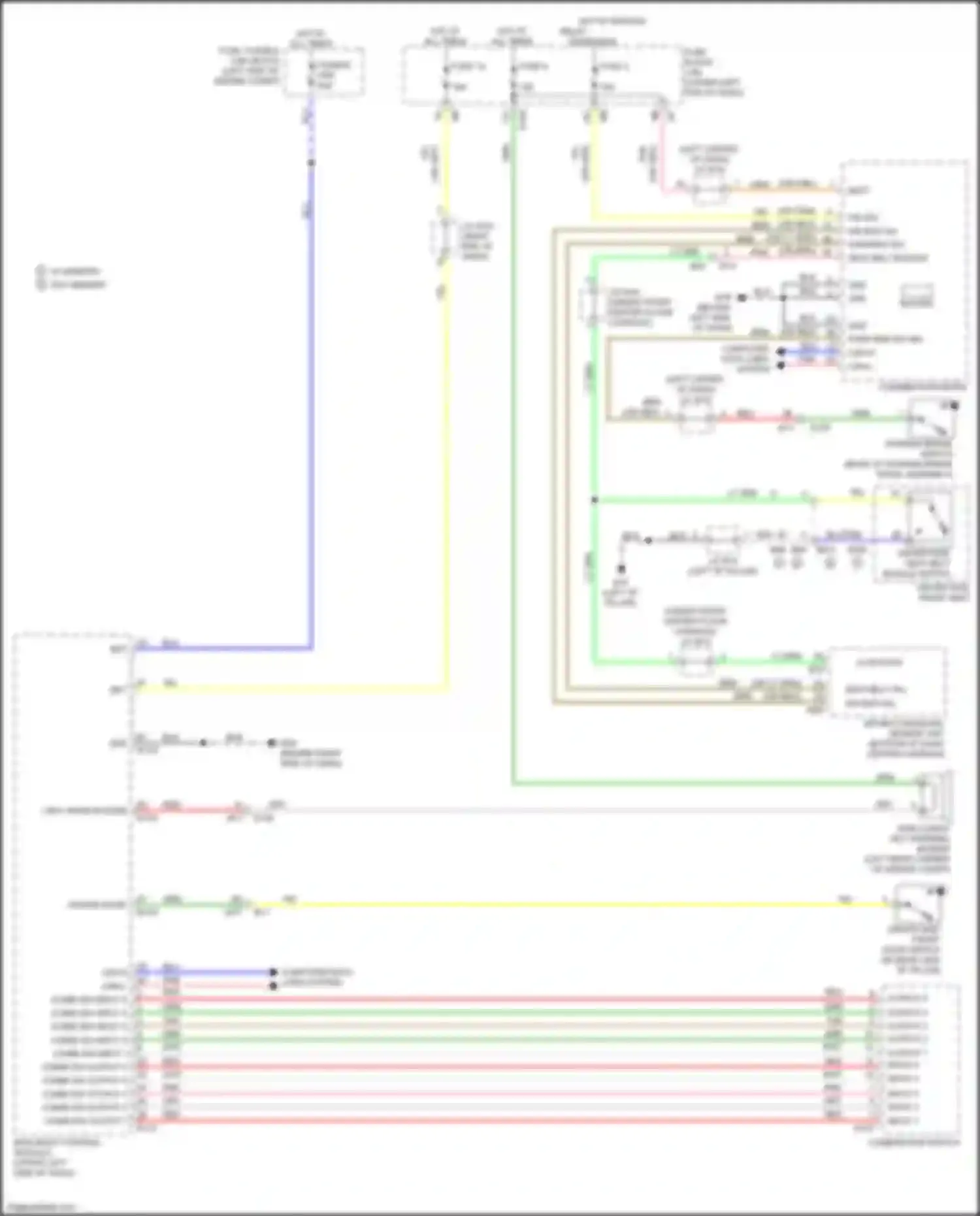Quest Nissan IV (2010-2024): Chime circuit