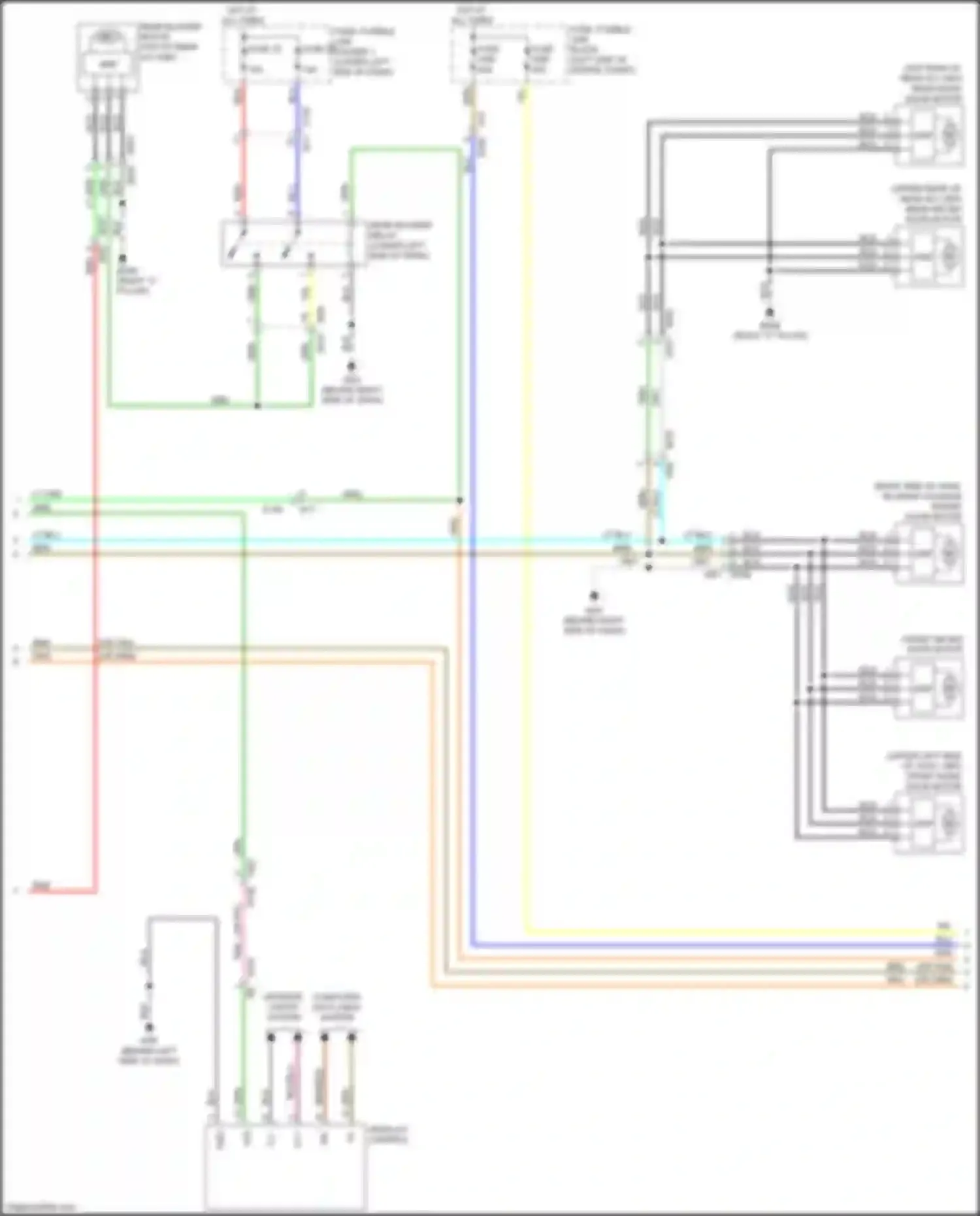 Wiring diagram blk for Nissan Quest IV (2010-2024) (66 of 94)