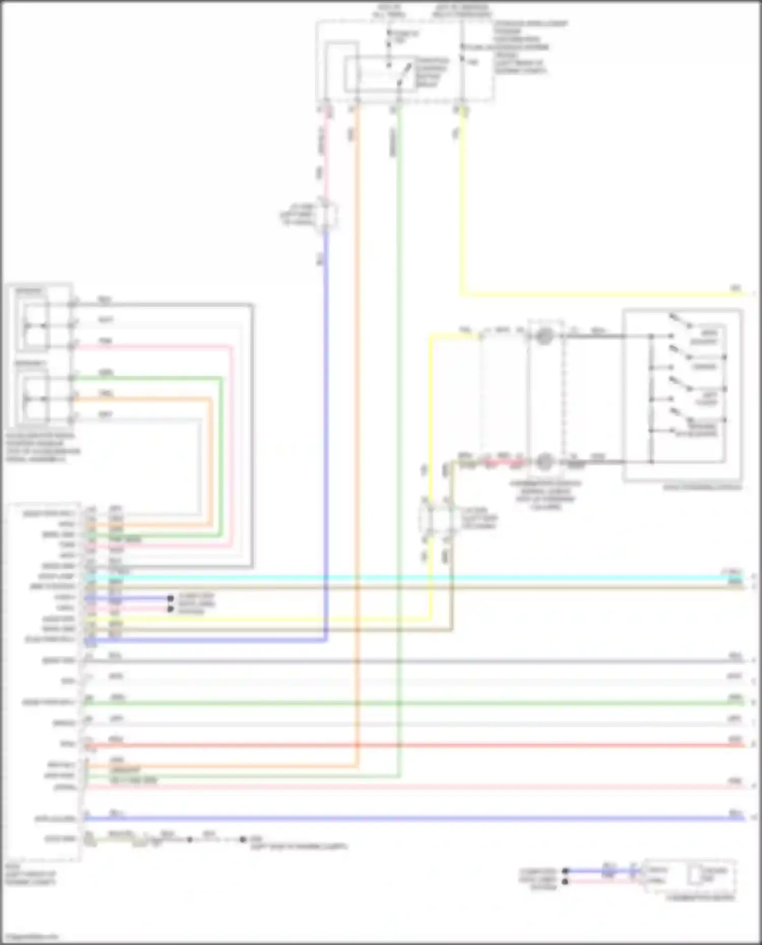 Wiring diagram brk position sw for Nissan Quest IV (2010-2024) (1 of 1)