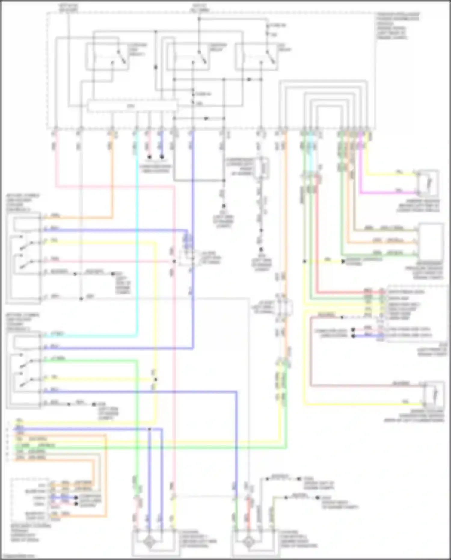 Wiring diagram compressor) for Nissan Quest IV (2010-2024) (1 of 2)