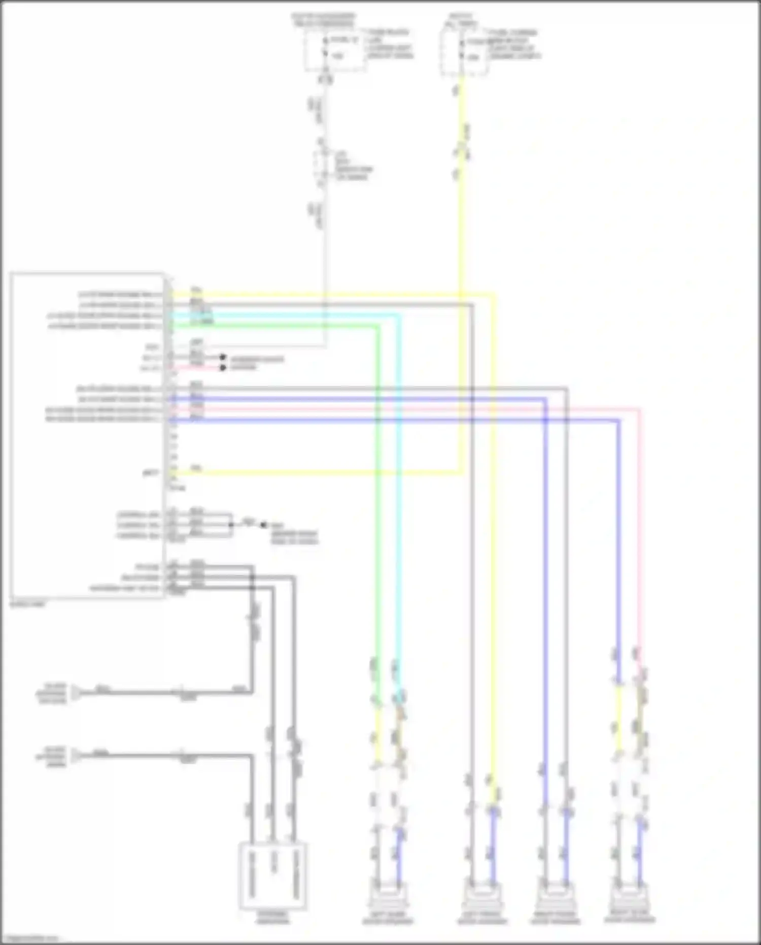 Wiring diagram fuse 19 for Nissan Quest IV (2010-2024) (5 of 11)