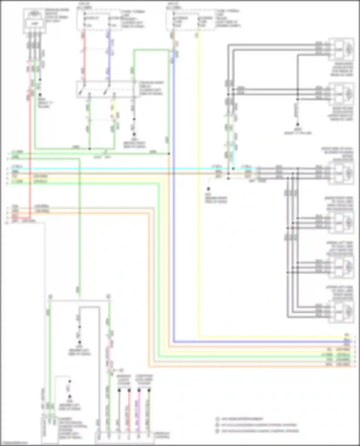 Wiring diagram fuse 24 for Nissan Quest IV (2010-2024) (1 of 3)