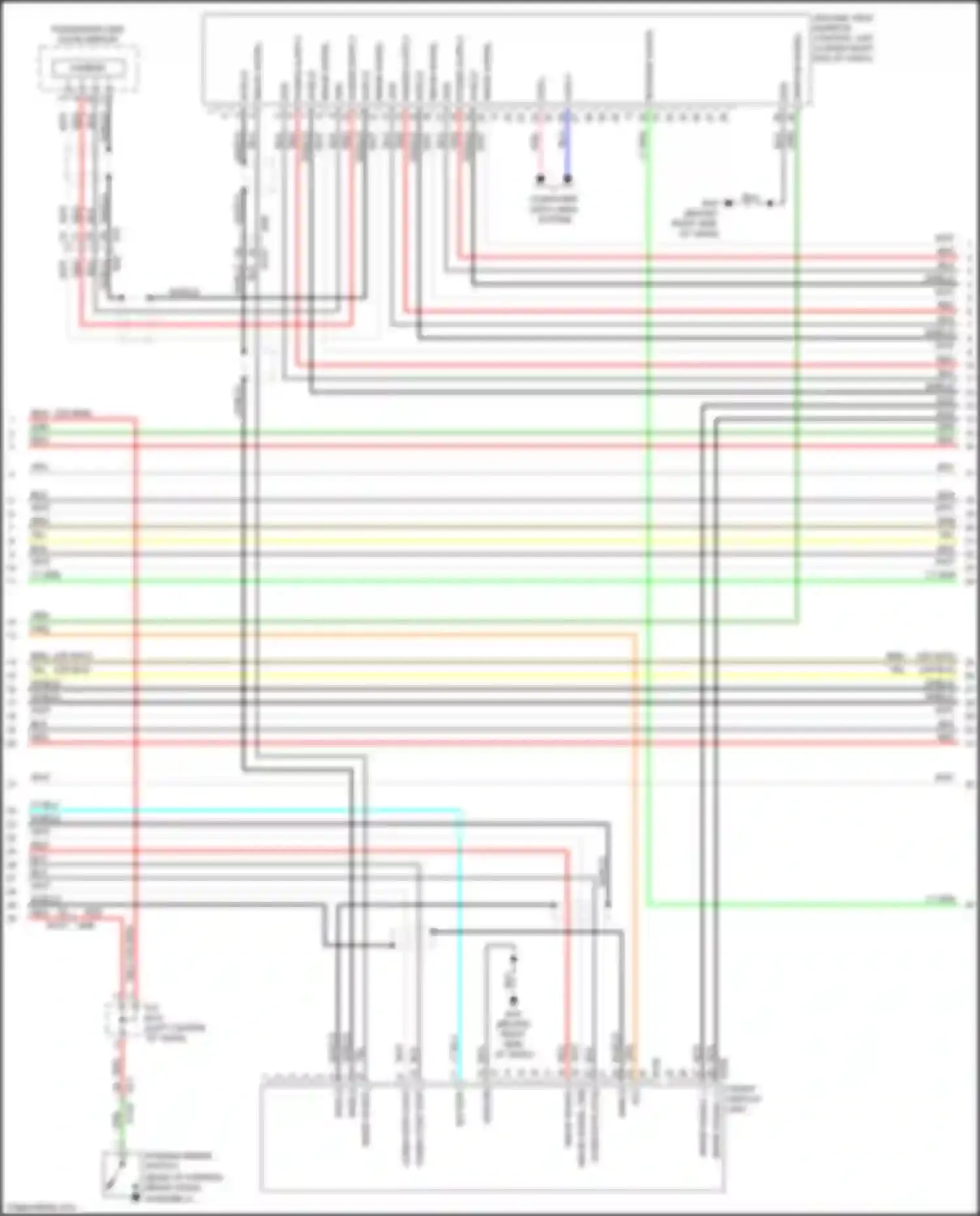 Wiring diagram ignition signal for Nissan Quest IV (2010-2024) (2 of 2)