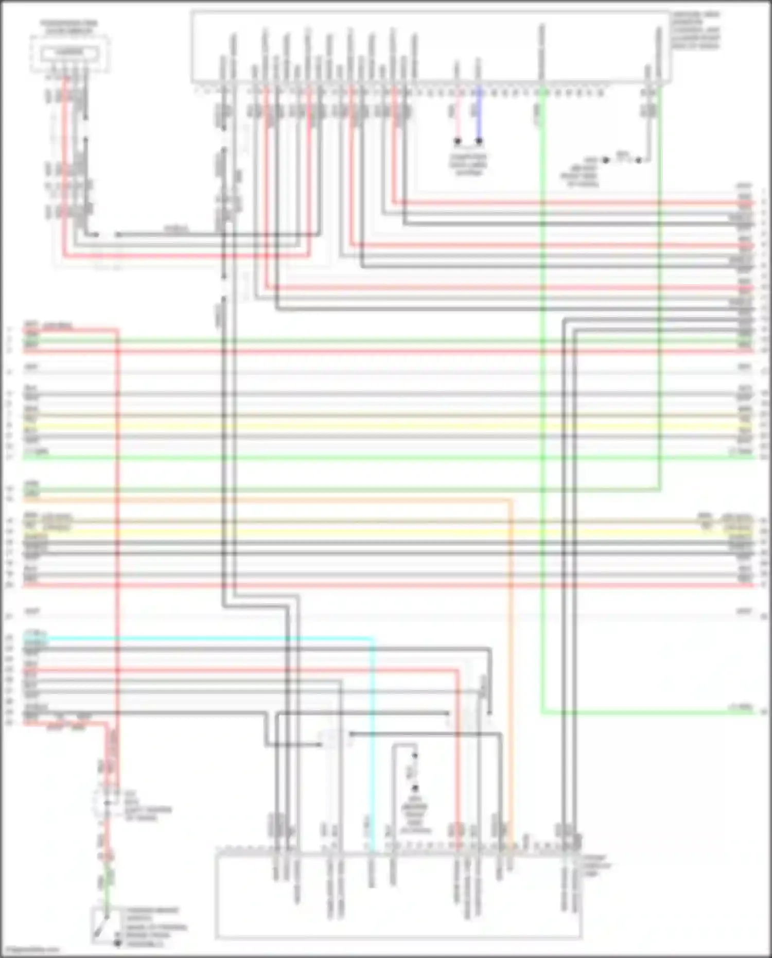 Wiring diagram ignition signal for Nissan Quest IV (2010-2024) (1 of 2)