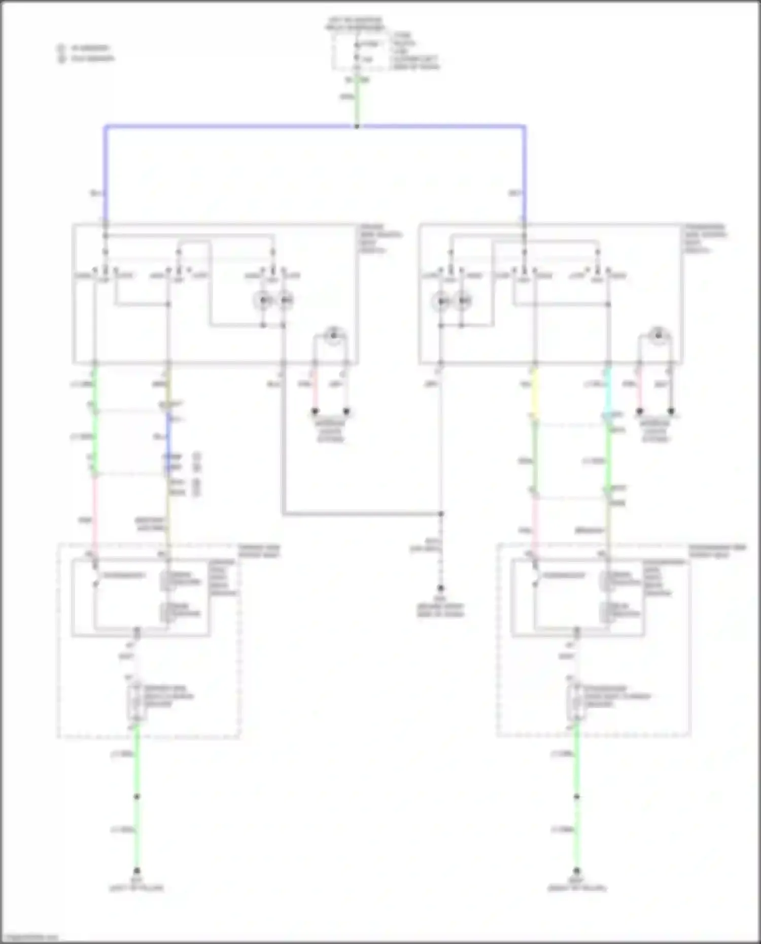 Wiring diagram low off for Nissan Quest IV (2010-2024) (1 of 1)