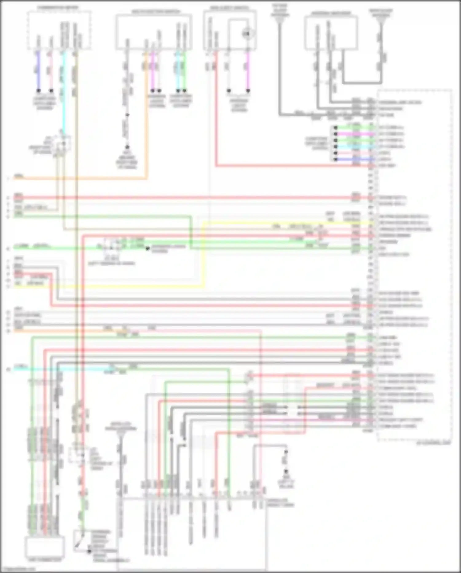 Wiring diagram pnk for Nissan Quest IV (2010-2024) (23 of 89)
