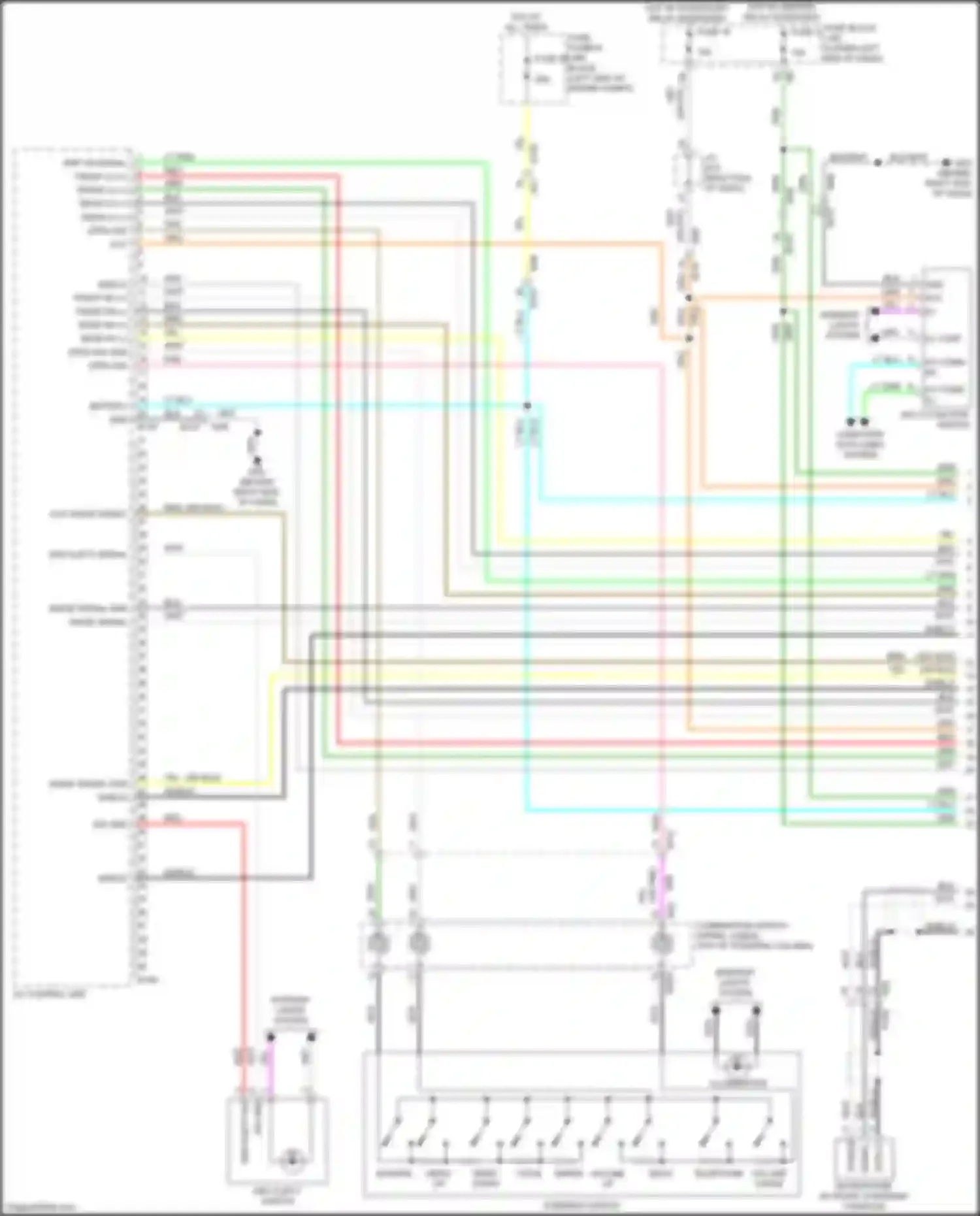 Wiring diagram sw gnd for Nissan Quest IV (2010-2024) (3 of 5)