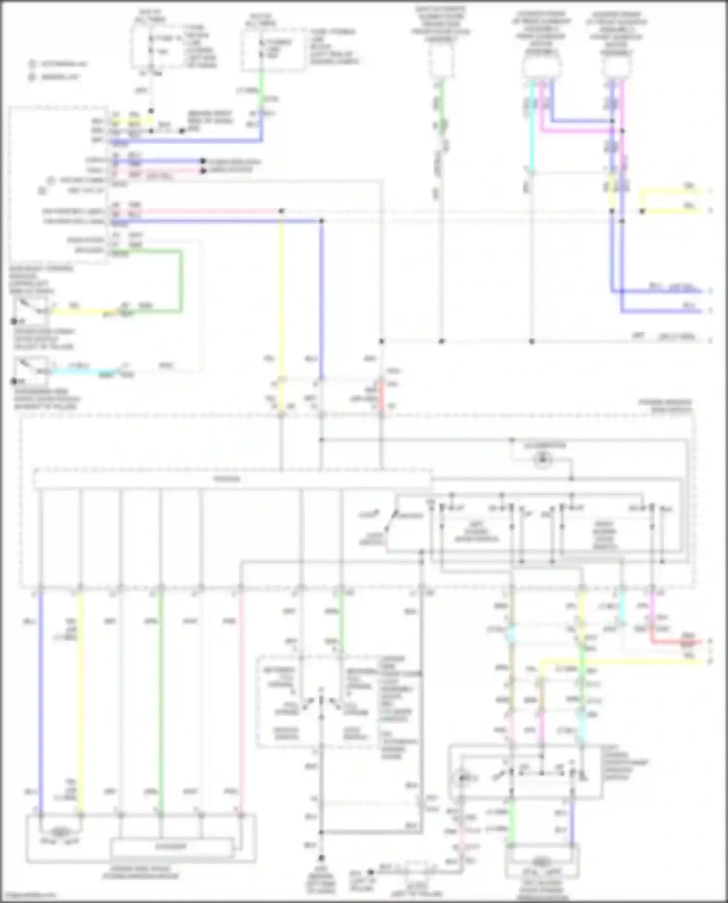 Wiring diagram up dn for Nissan Quest IV (2010-2024) (2 of 3)