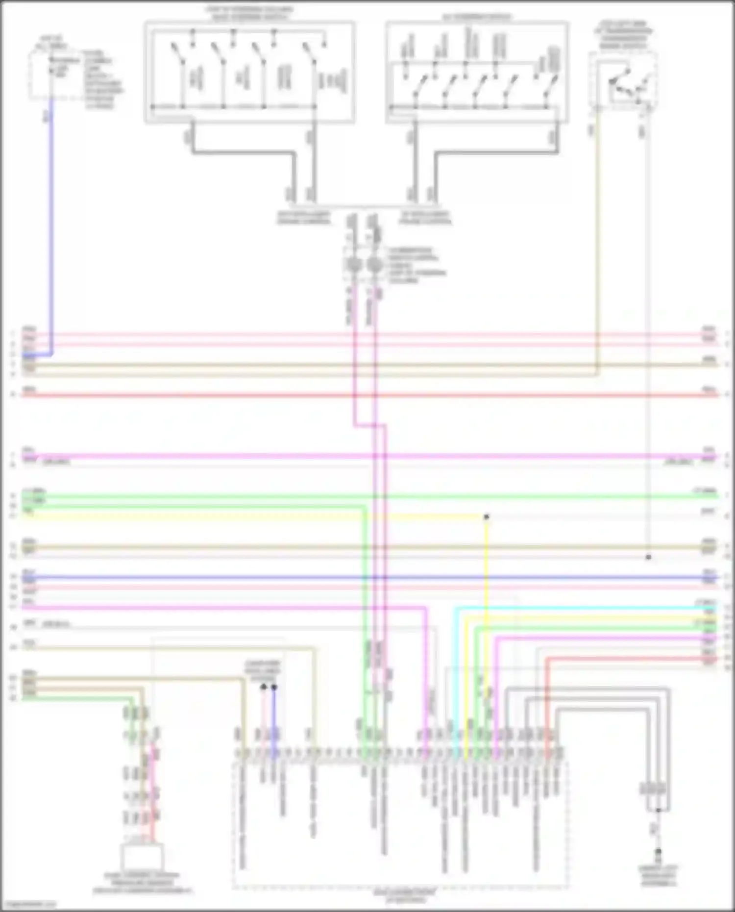 Wiring diagram accelerator pedal pos sens 2 for Nissan Rogue Sport I facelift (2019-2024) (2 of 2)