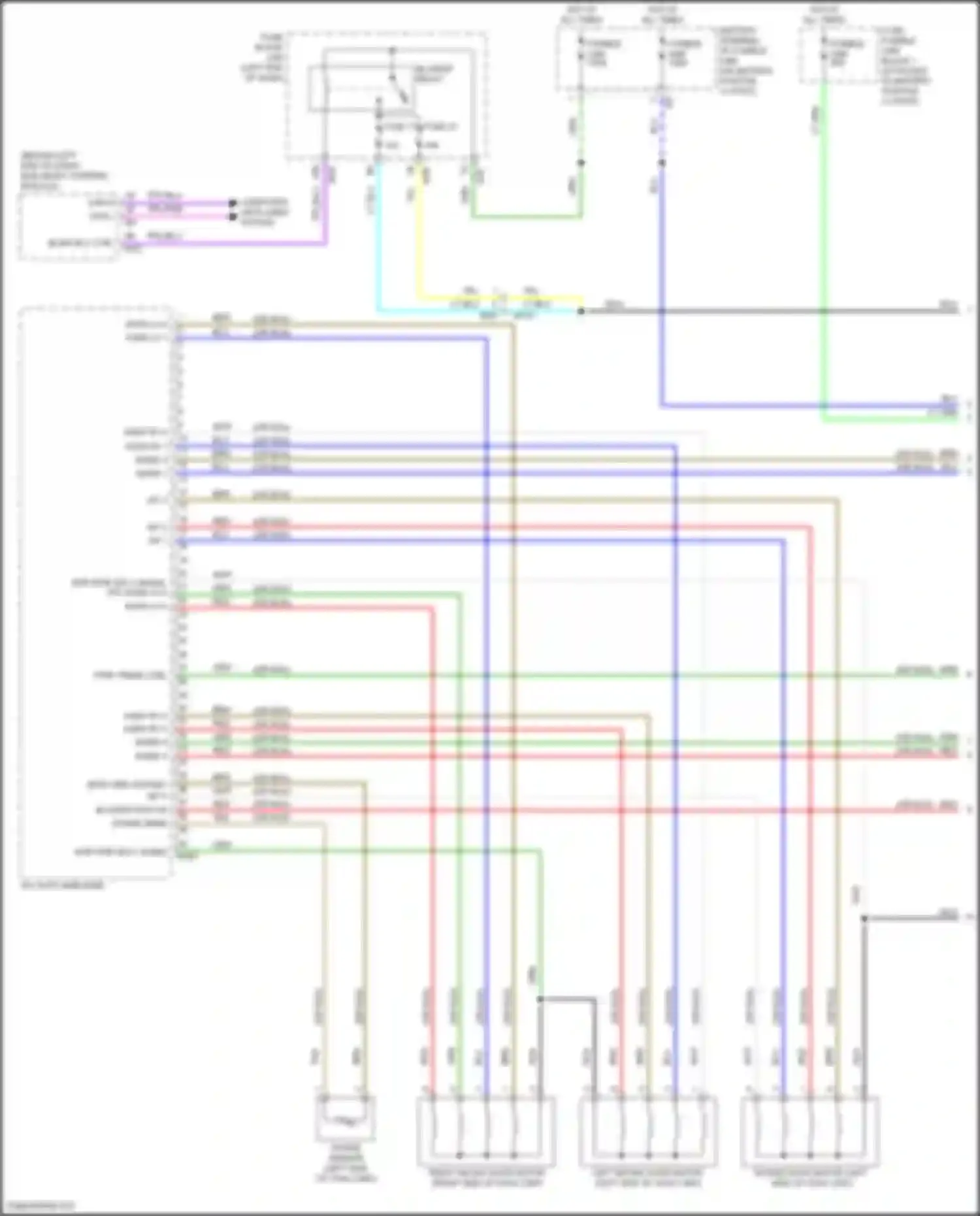 Wiring diagram computer data lines system for Nissan Rogue Sport I facelift (2019-2024) (12 of 71)