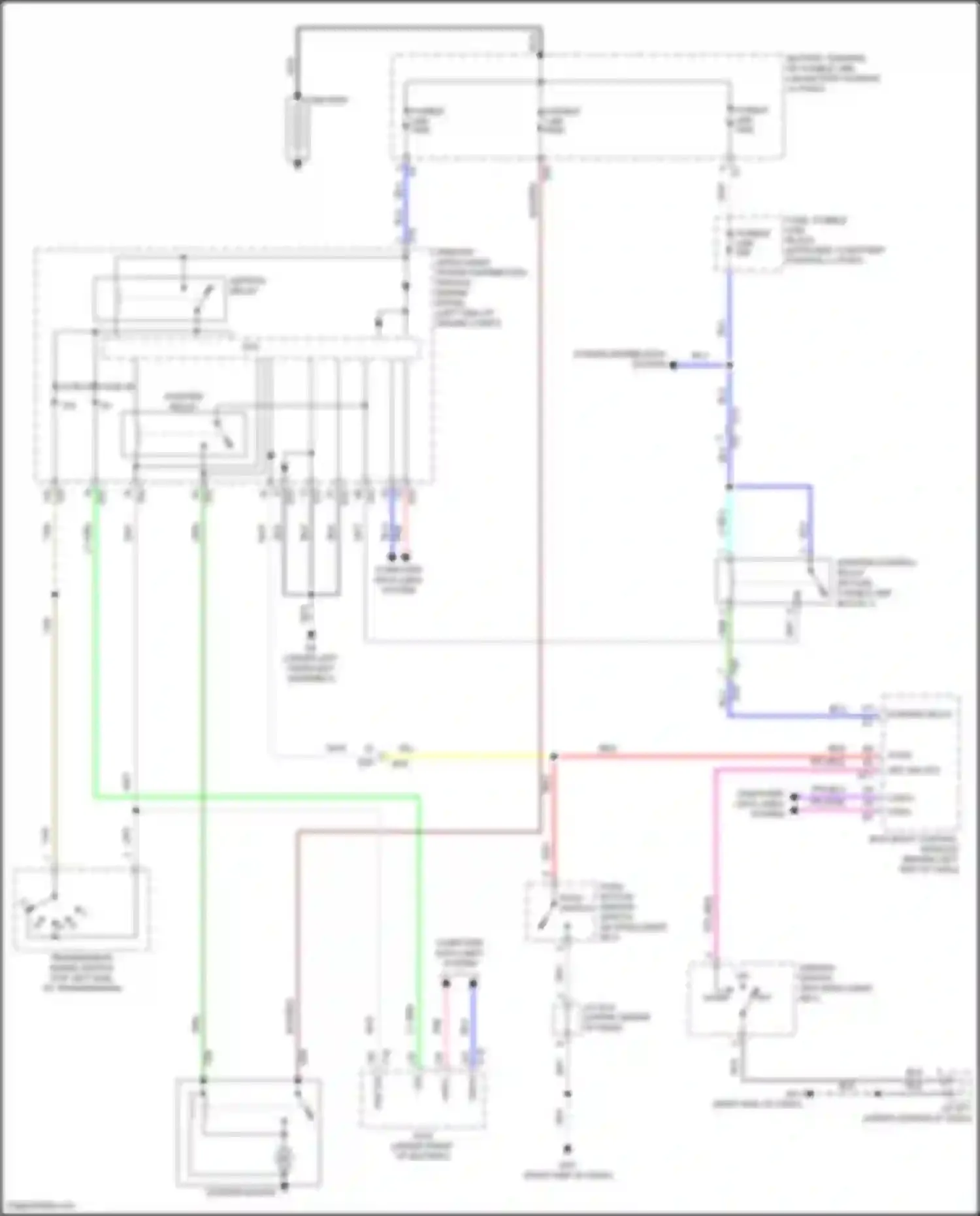 Wiring diagram computer data lines system for Nissan Rogue Sport I facelift (2019-2024) (30 of 71)