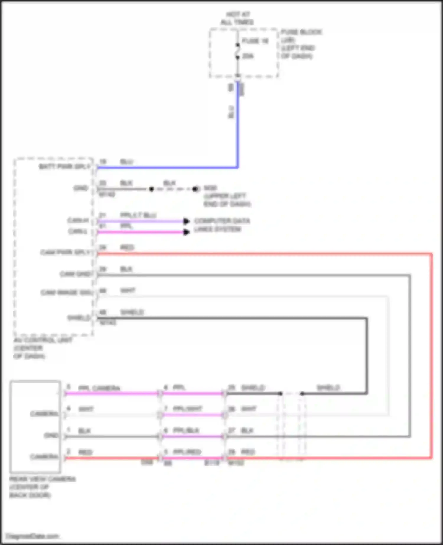 Wiring diagram computer data lines system for Nissan Rogue Sport I facelift (2019-2024) (8 of 71)