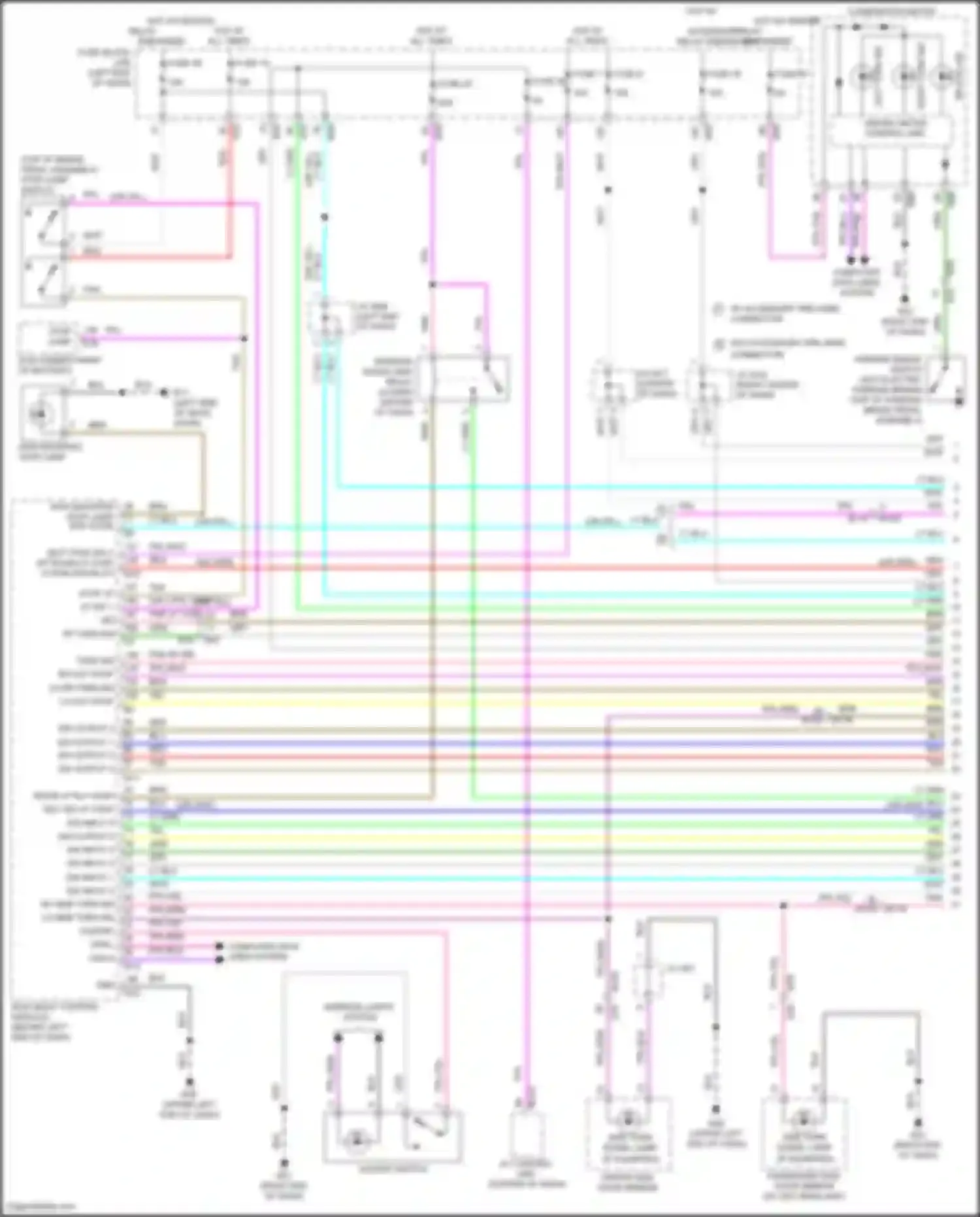 Wiring diagram computer data lines system for Nissan Rogue Sport I facelift (2019-2024) (43 of 71)