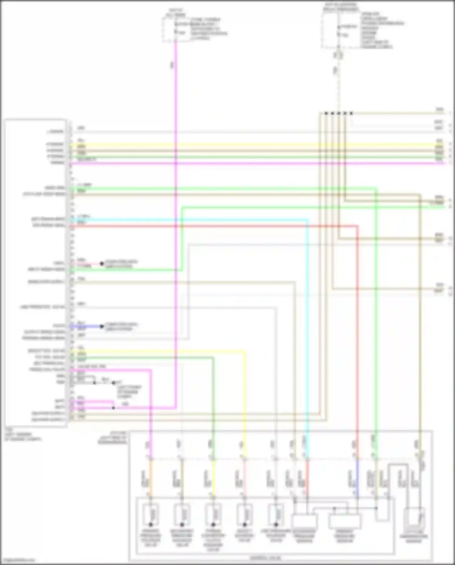 Wiring diagram cvt fluid temperature sensor for Nissan Rogue Sport I facelift (2019-2024) (1 of 1)