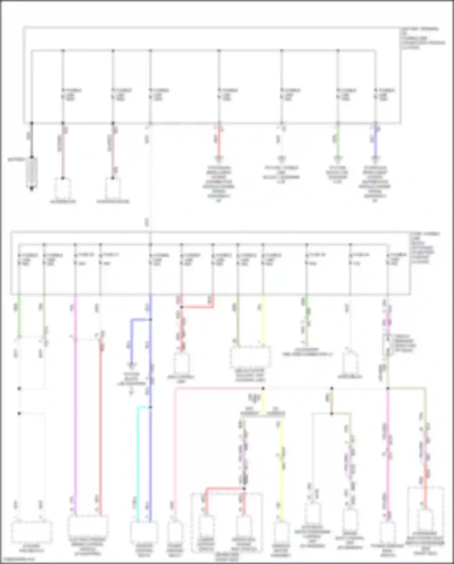 Wiring diagram eps control unit for Nissan Rogue Sport I facelift (2019-2024) (5 of 6)