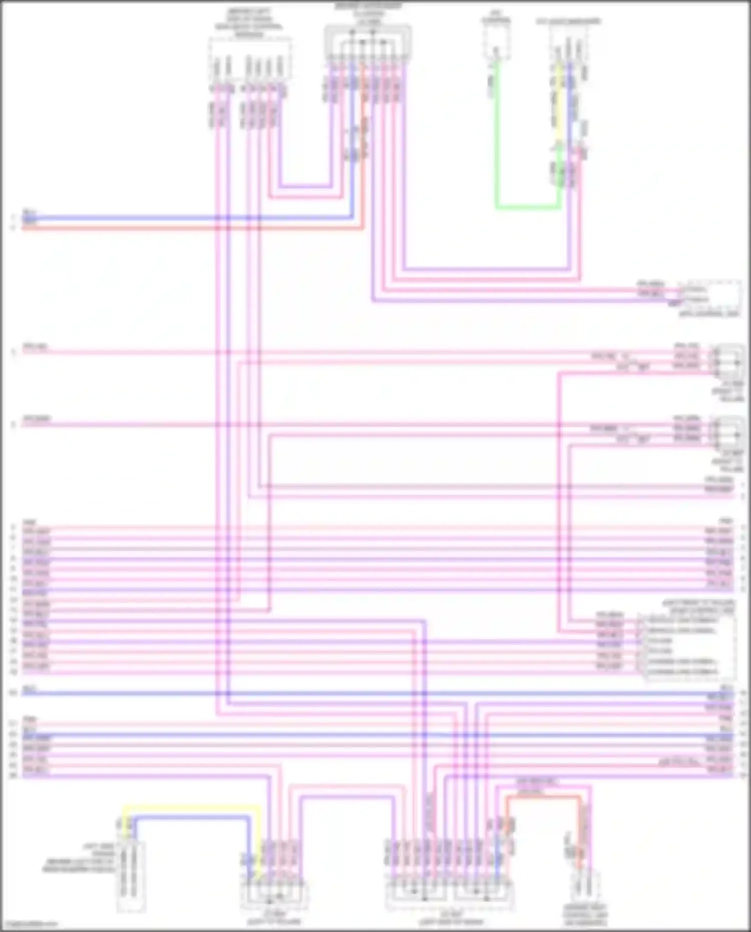 Wiring diagram eps control unit for Nissan Rogue Sport I facelift (2019-2024) (1 of 6)