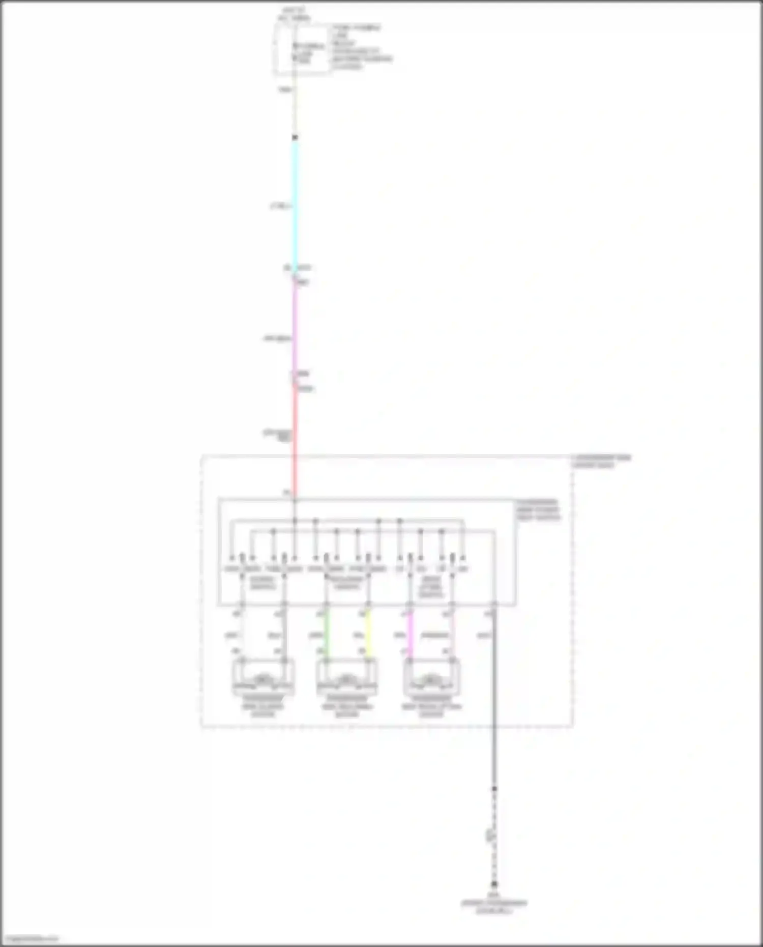 Wiring diagram fuse, fusible link block for Nissan Rogue Sport I facelift (2019-2024) (17 of 18)
