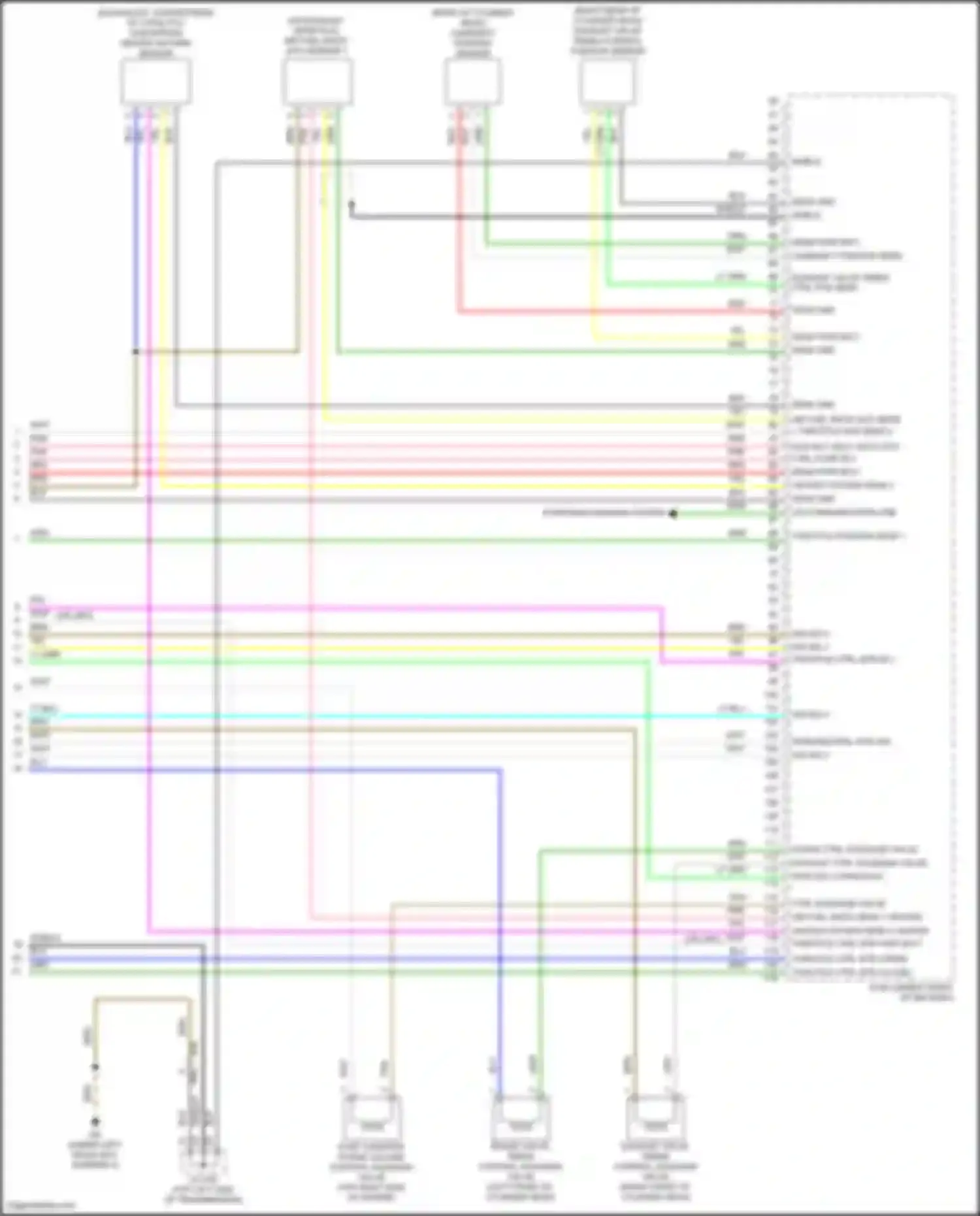 Wiring diagram heated oxygen sens-2 heater for Nissan Rogue Sport I facelift (2019-2024) (1 of 1)