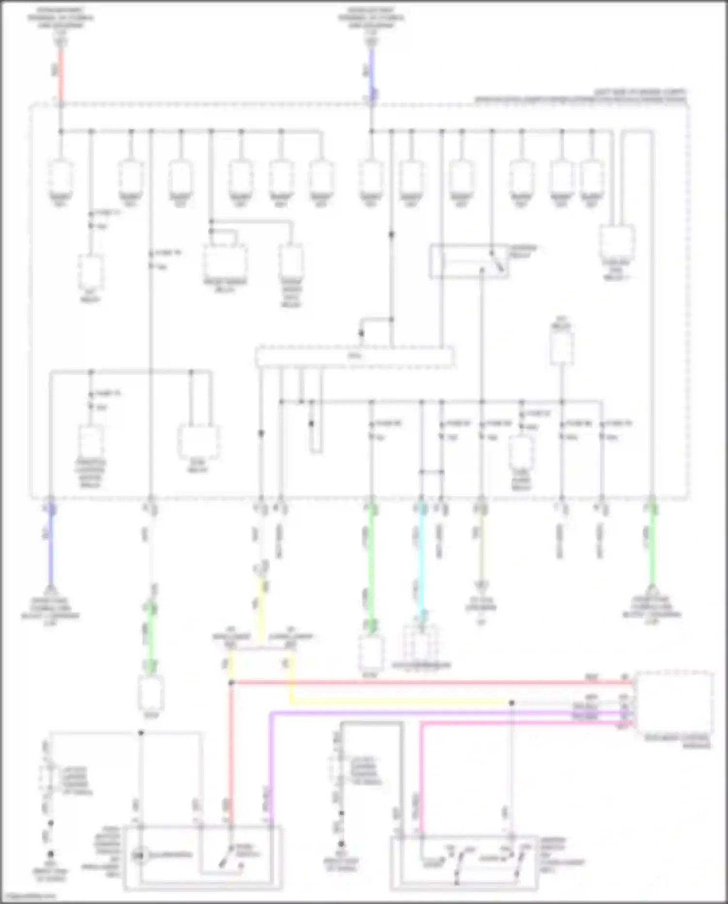 Wiring diagram ignition relay for Nissan Rogue Sport I facelift (2019-2024) (7 of 9)