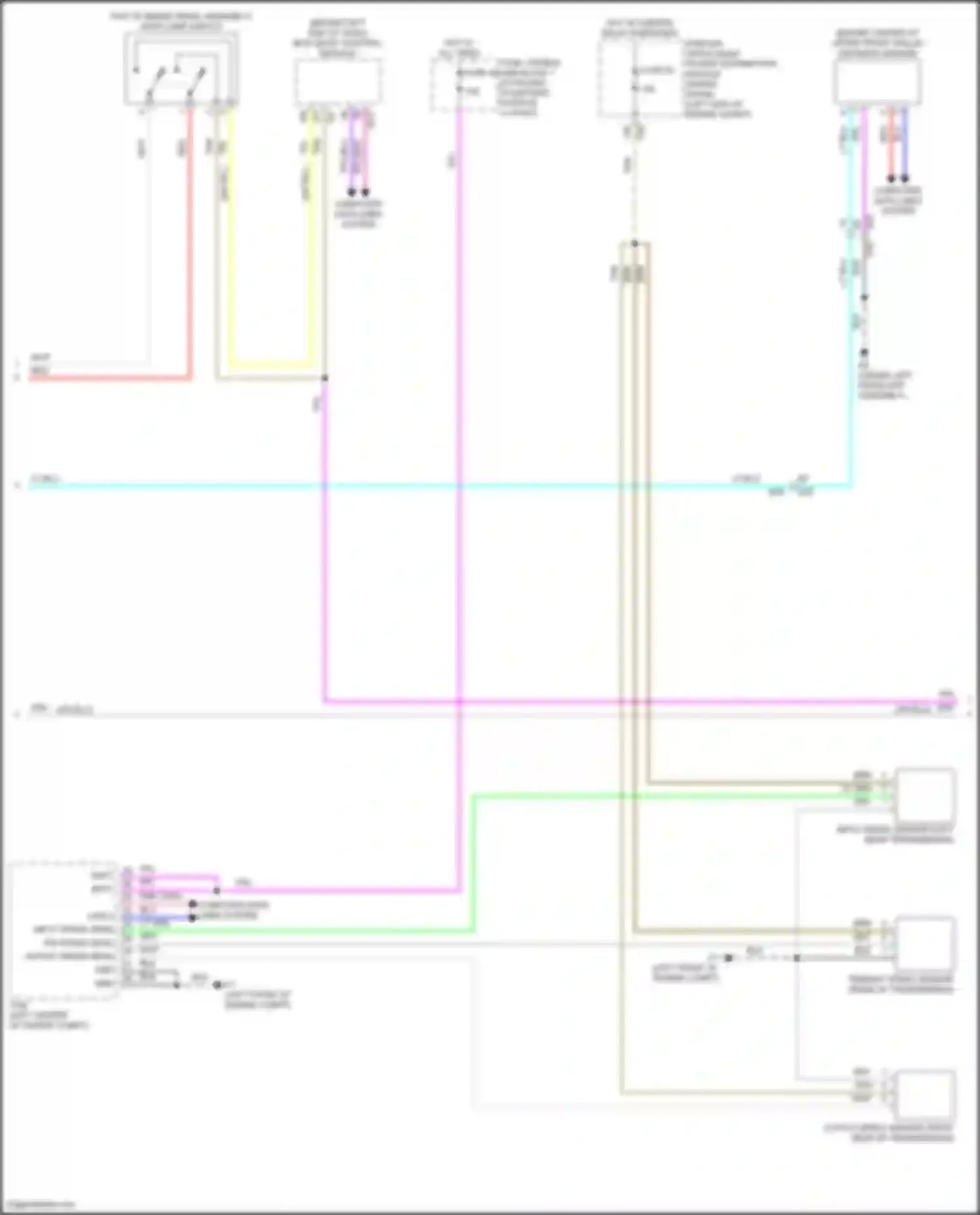 Wiring diagram input speed sens for Nissan Rogue Sport I facelift (2019-2024) (1 of 2)